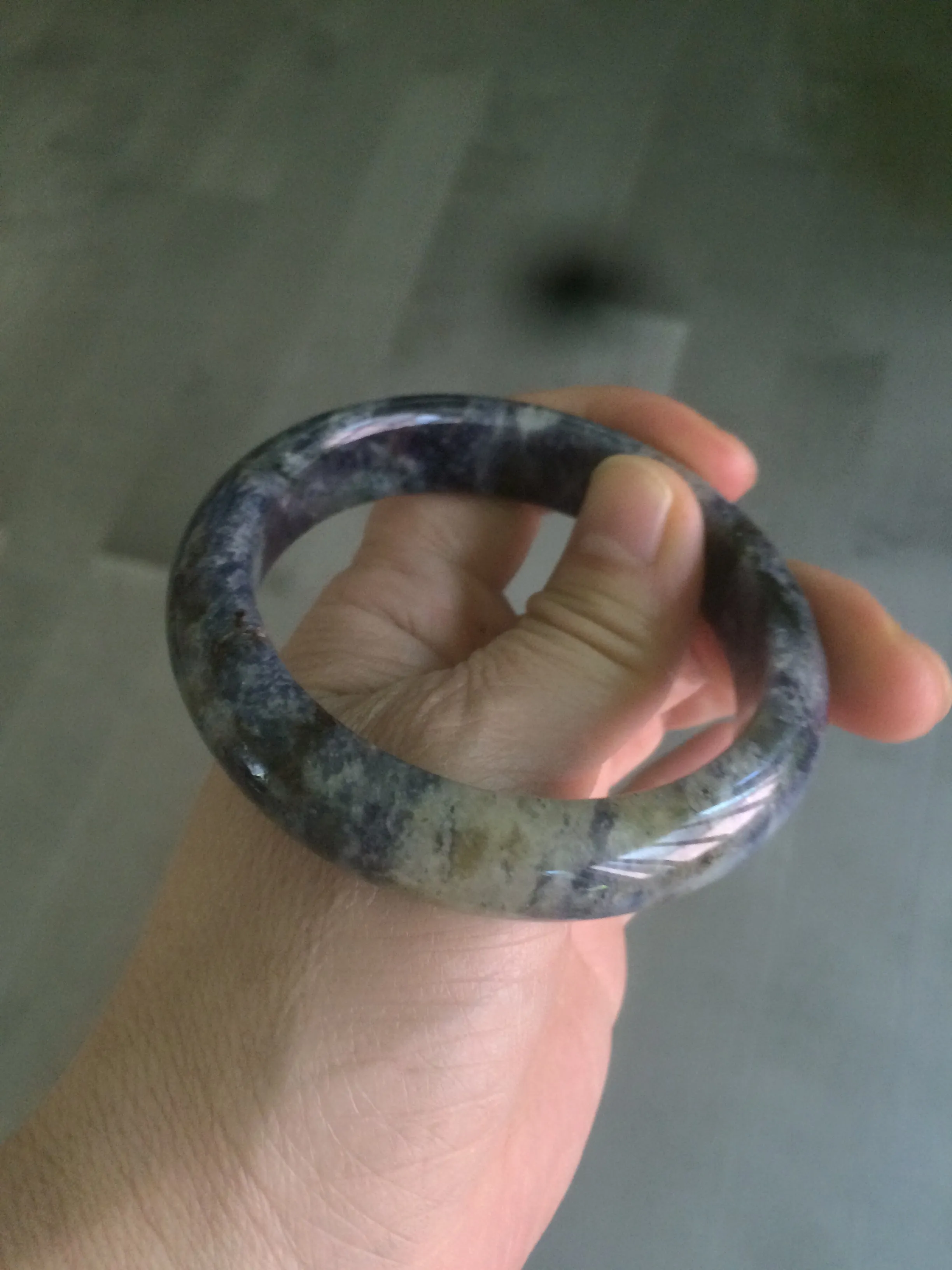 100% natural 54mm  blue/white/red/yellow Lazurite  (青金石) bangle CB70 (add on item)