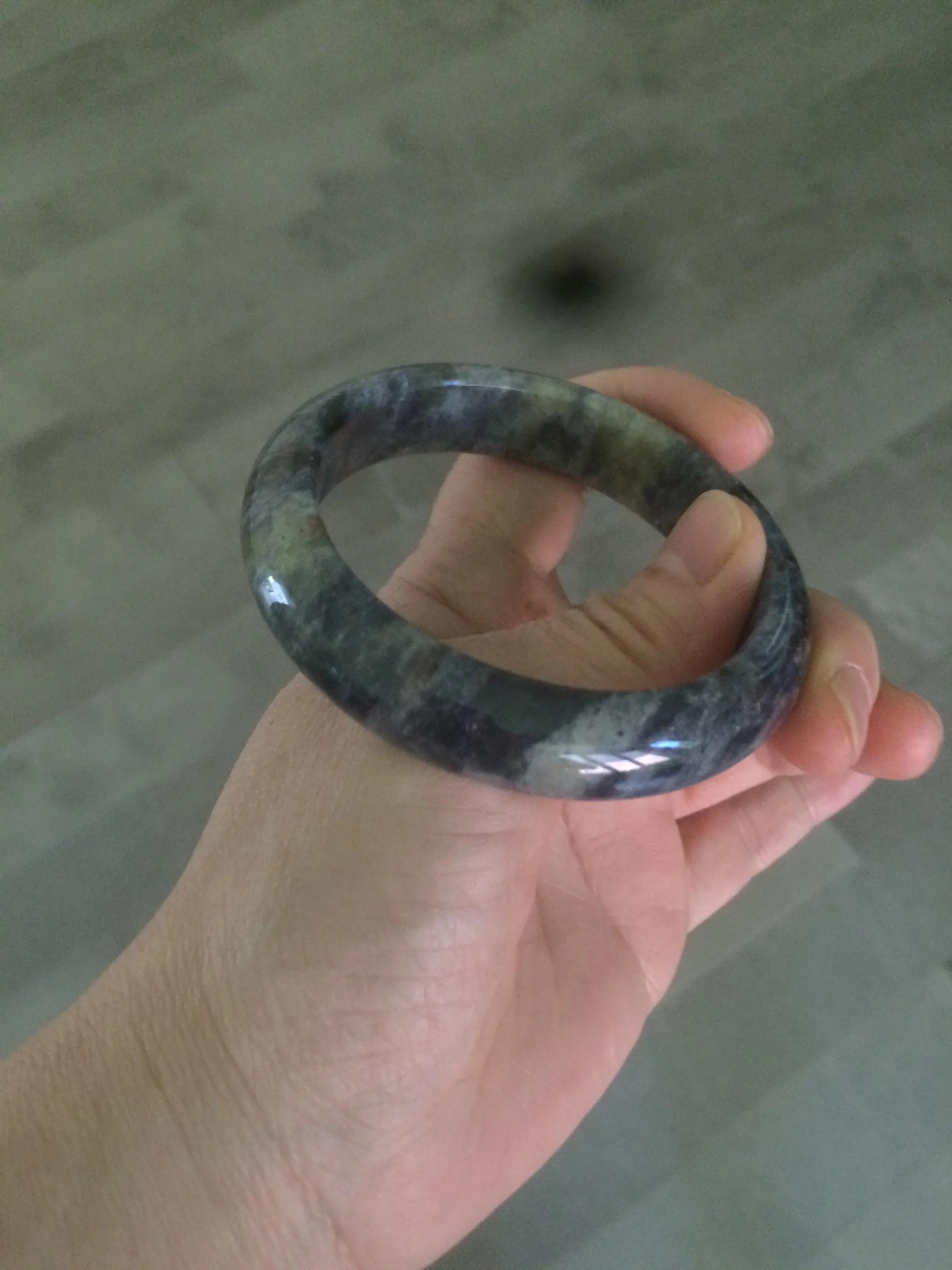 100% natural 54mm  blue/white/red/yellow Lazurite  (青金石) bangle CB70 (add on item)