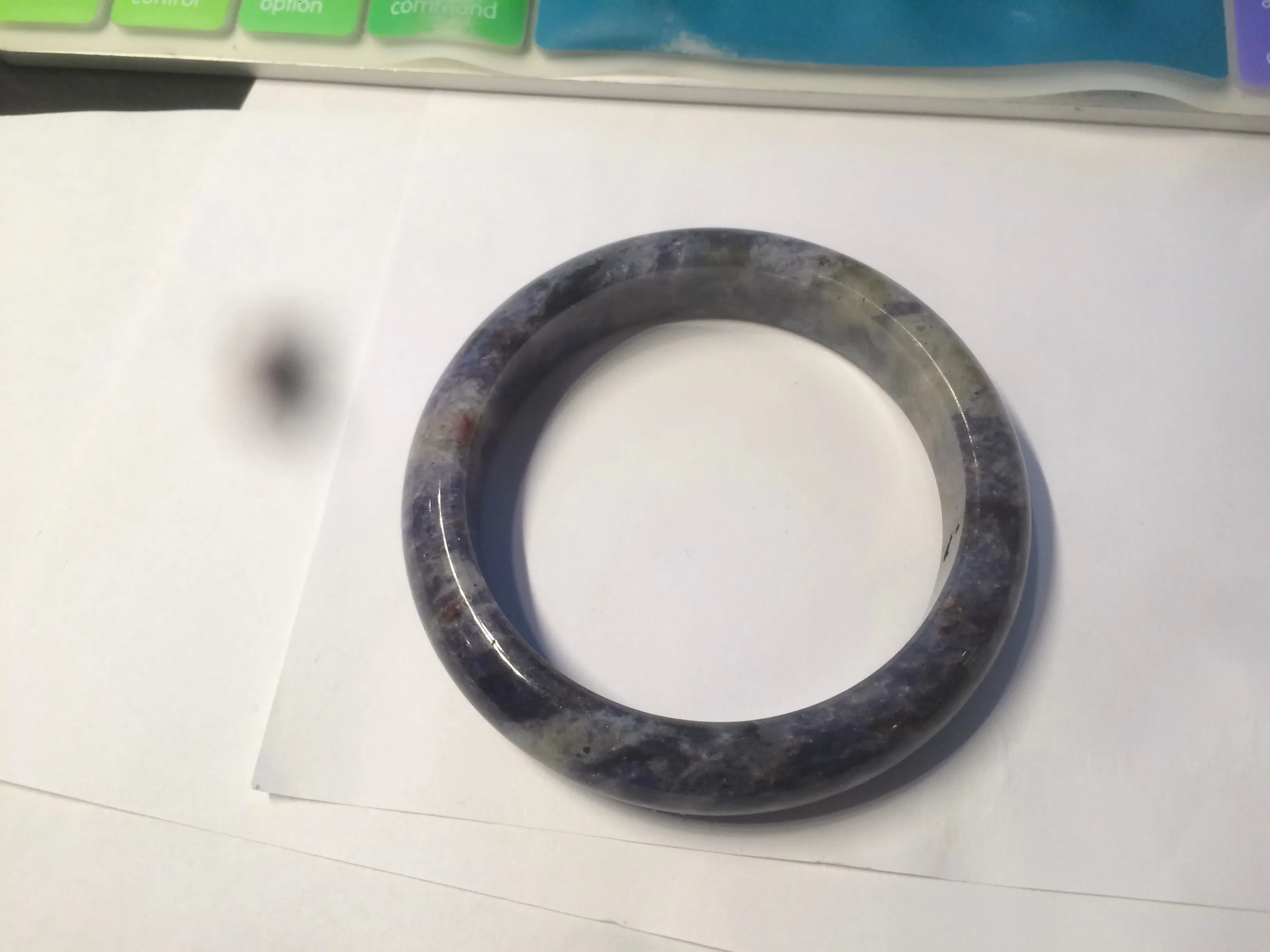 100% natural 54mm  blue/white/red/yellow Lazurite  (青金石) bangle CB70 (add on item)