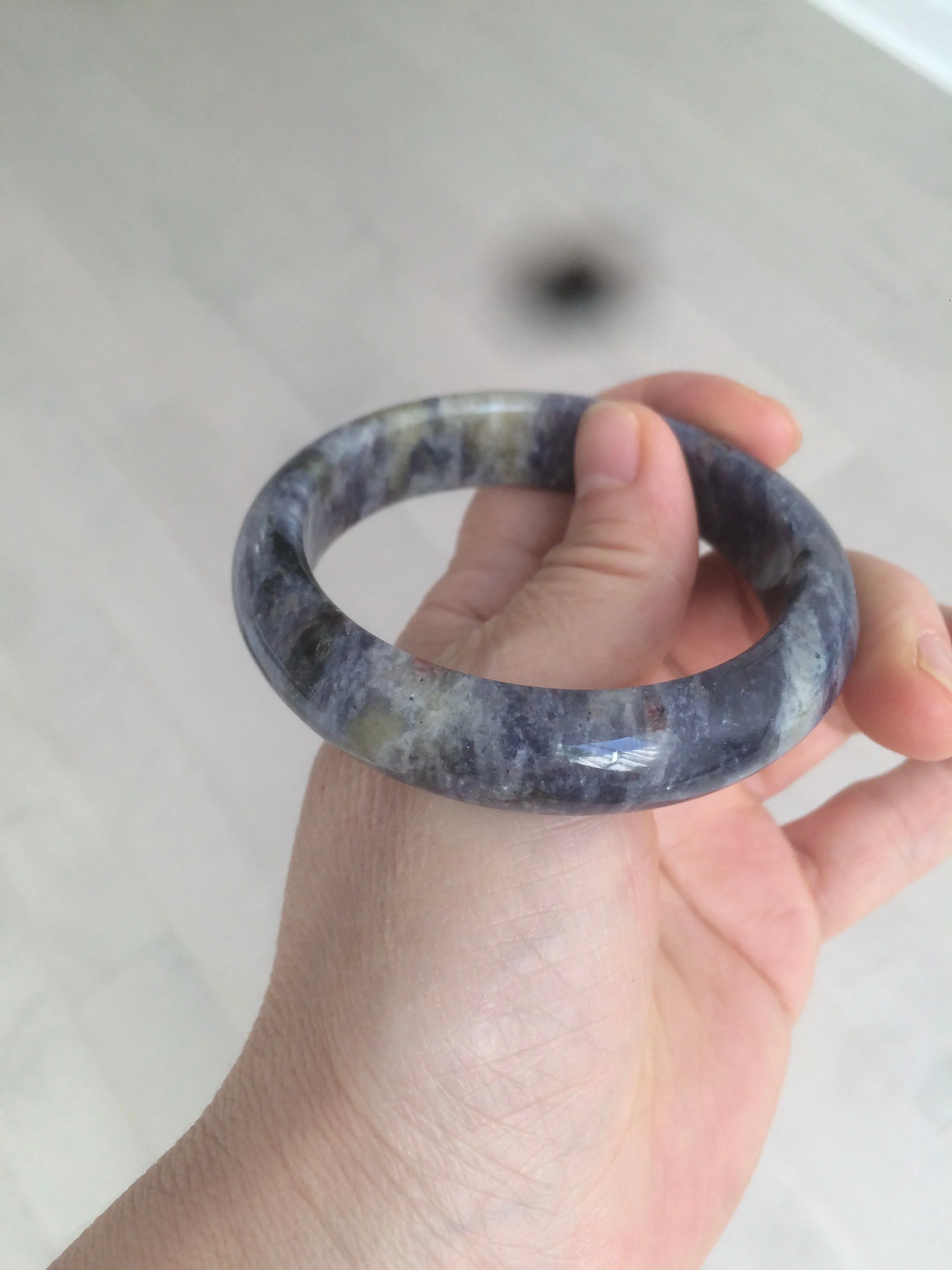 100% natural 54mm  blue/white/red/yellow Lazurite  (青金石) bangle CB70 (add on item)