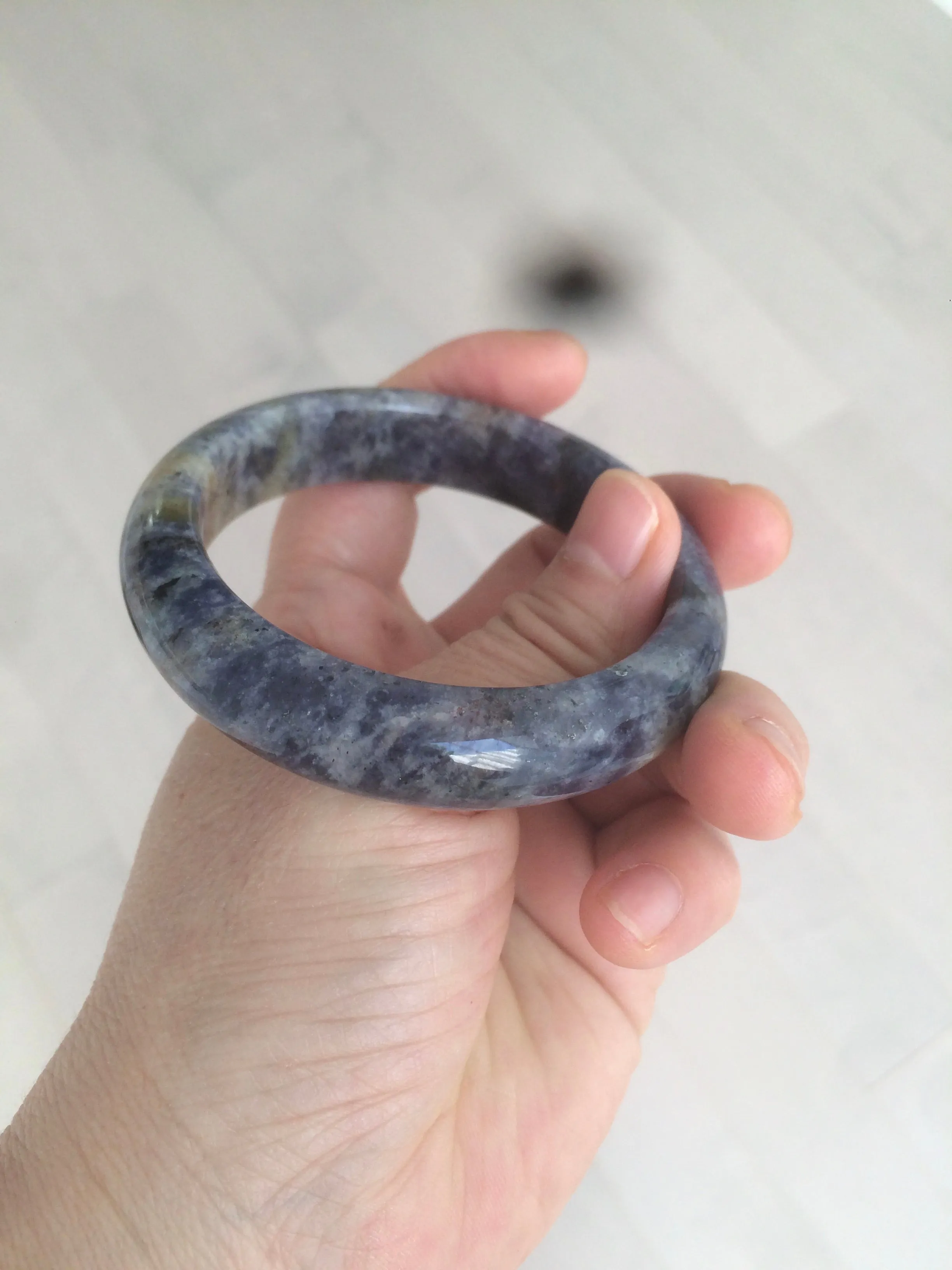 100% natural 54mm  blue/white/red/yellow Lazurite  (青金石) bangle CB70 (add on item)