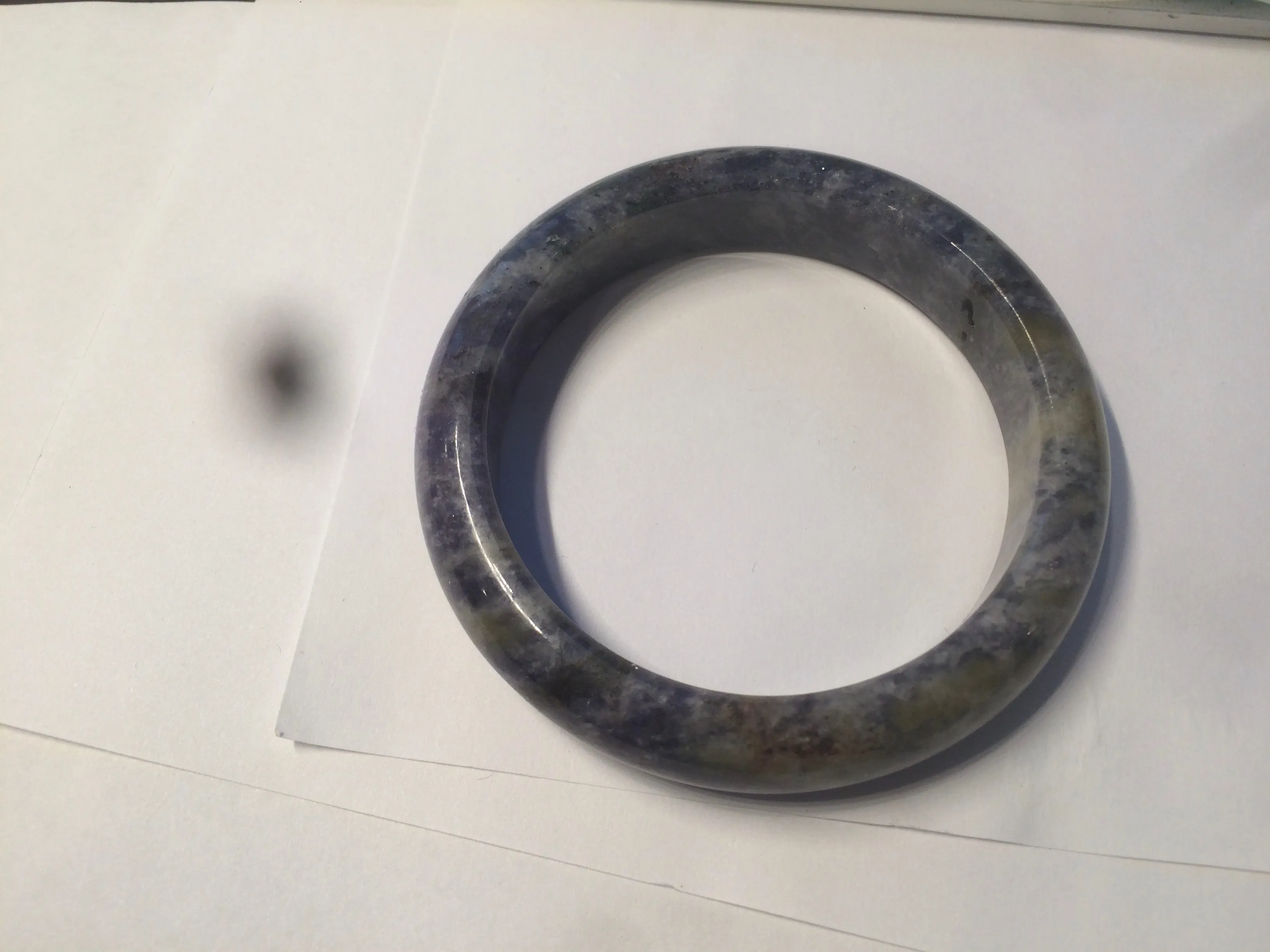 100% natural 54mm  blue/white/red/yellow Lazurite  (青金石) bangle CB70 (add on item)