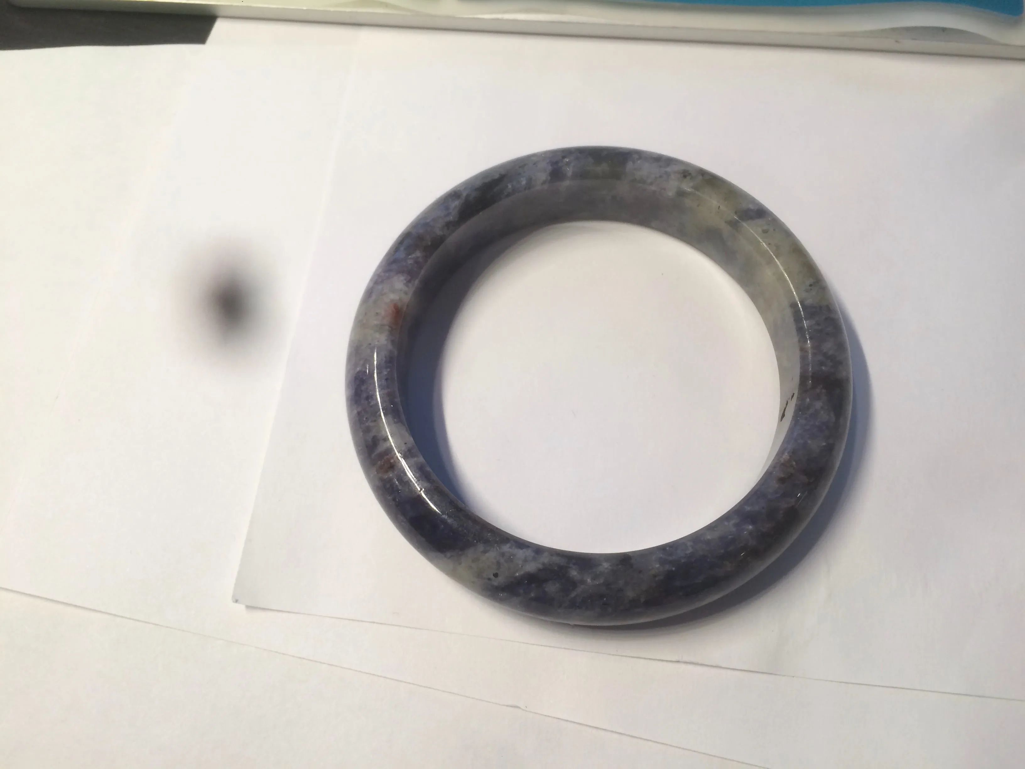 100% natural 54mm  blue/white/red/yellow Lazurite  (青金石) bangle CB70 (add on item)