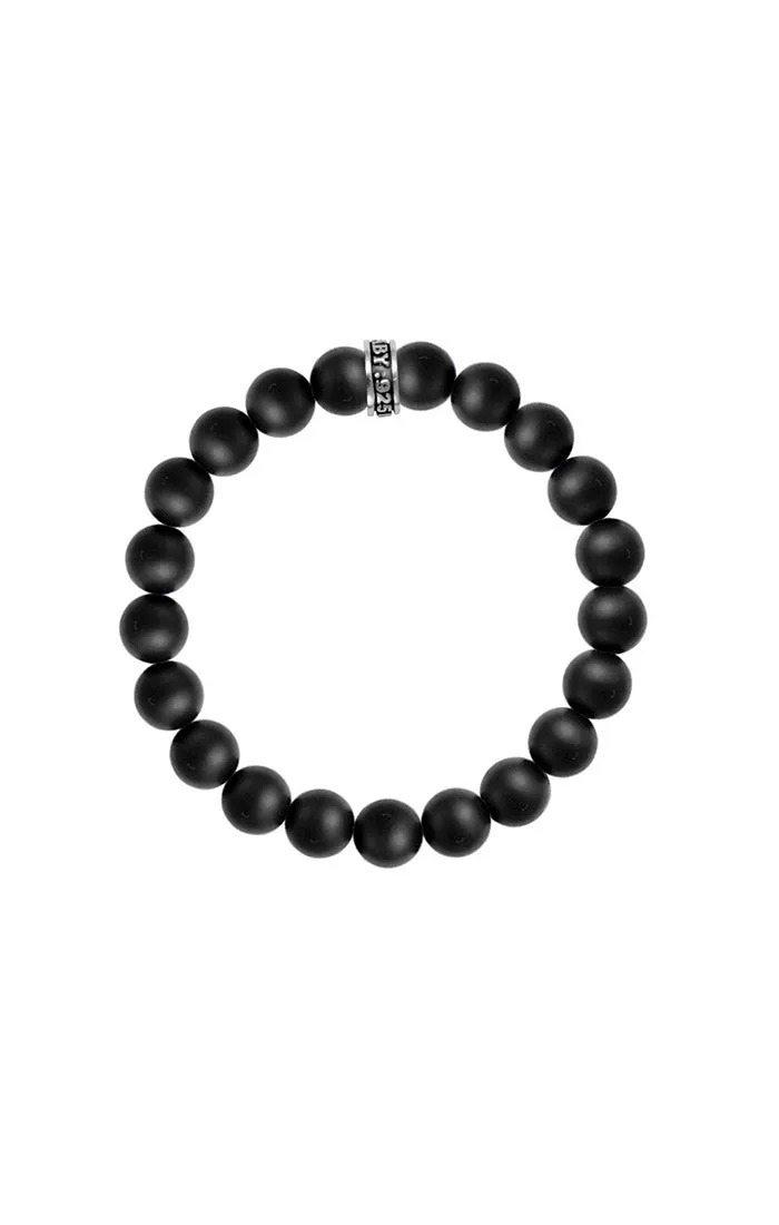 10MM ONYX BEAD BRACELET