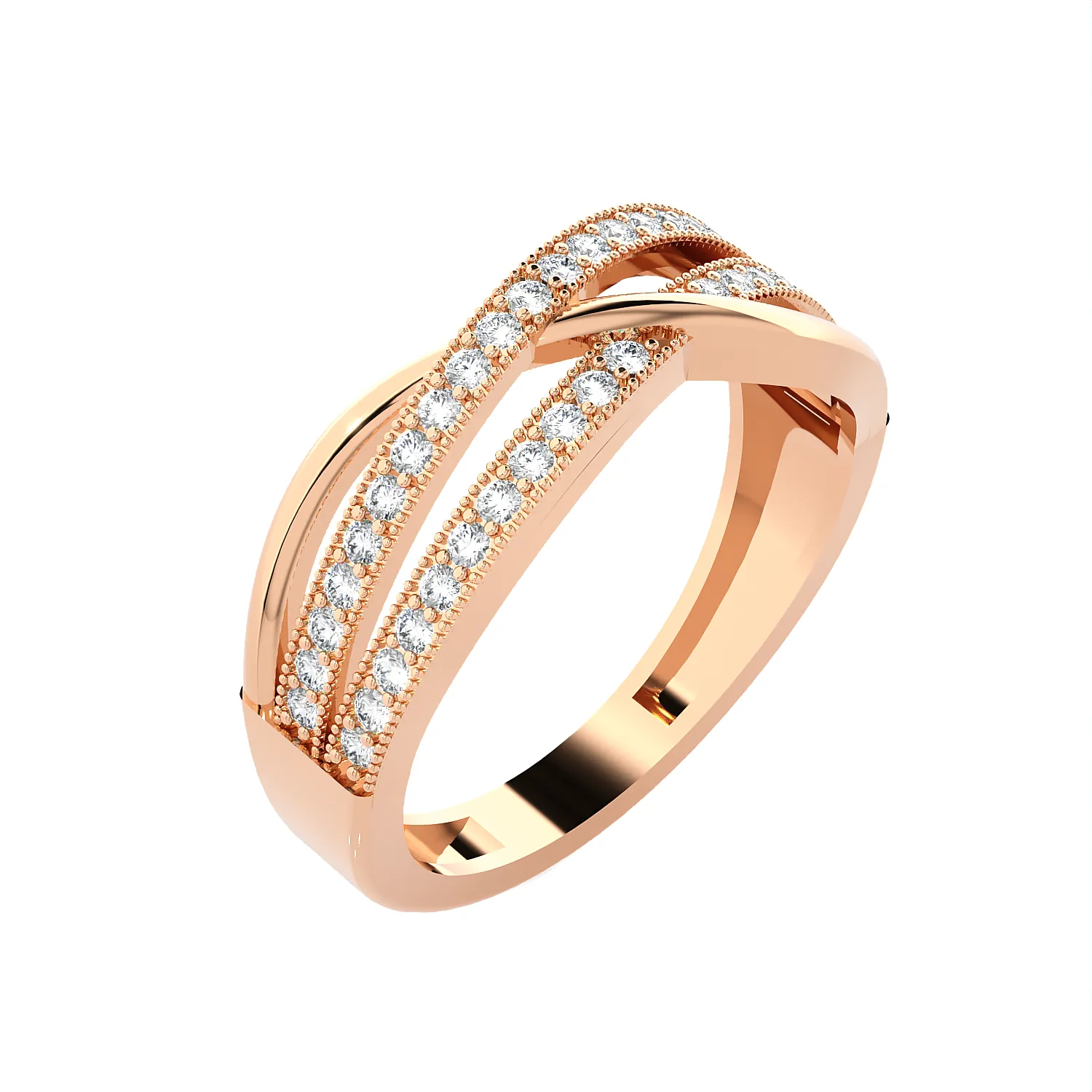 1/3 ctw Round Lab Grown Diamond Ring