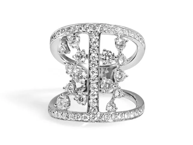 1.39ctw Diamond Cocktail Ring