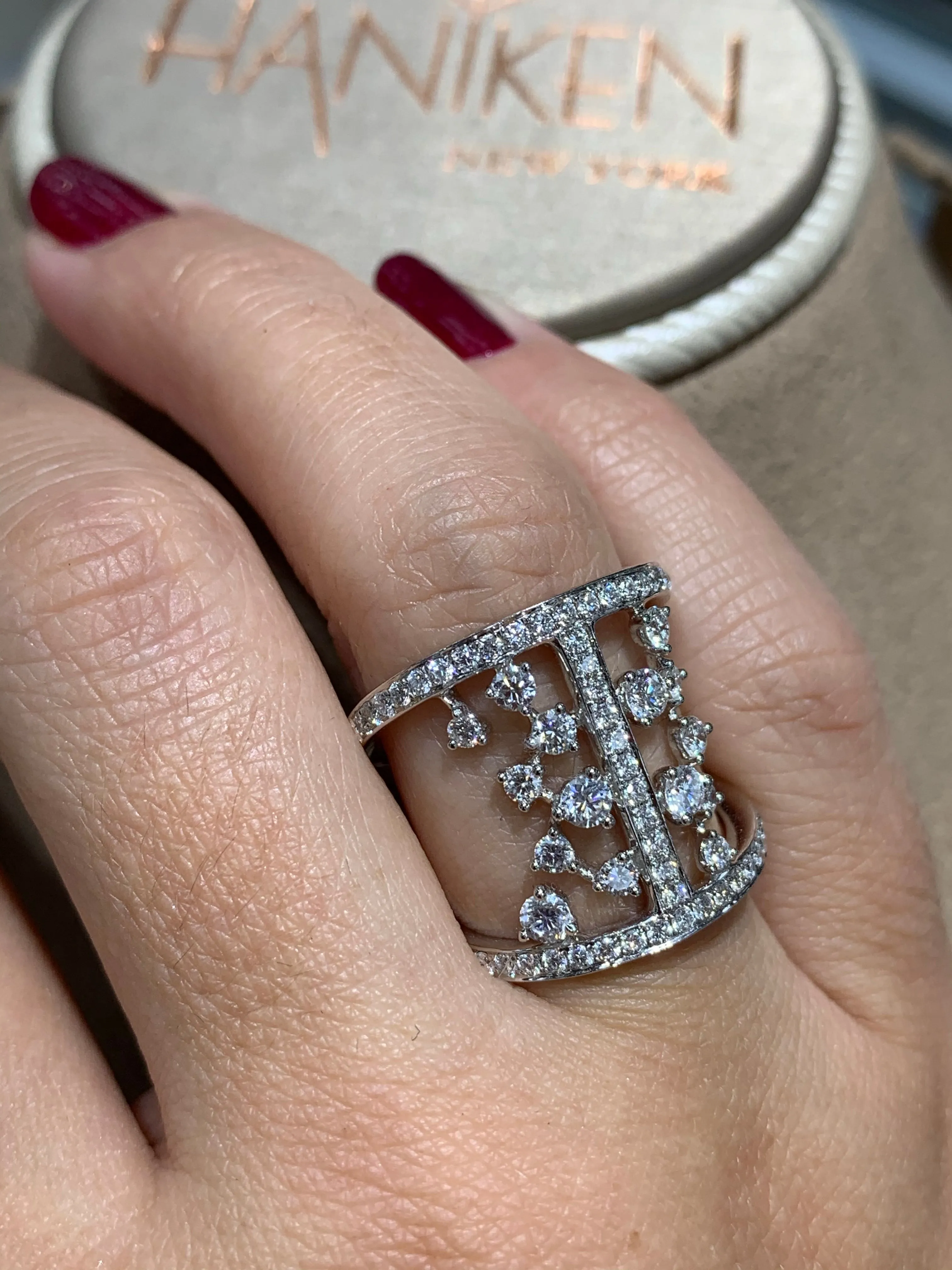 1.39ctw Diamond Cocktail Ring