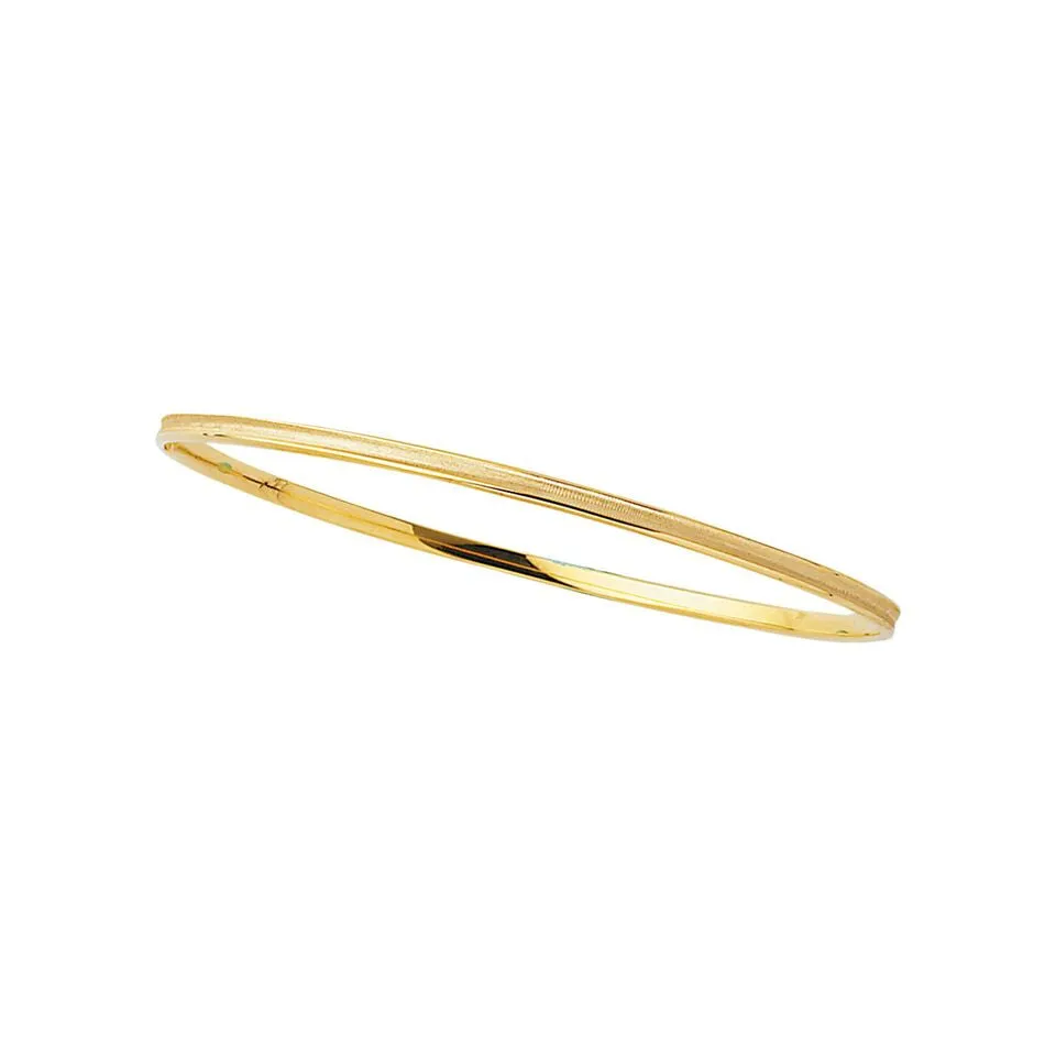 14K Gold Stackable Bangle