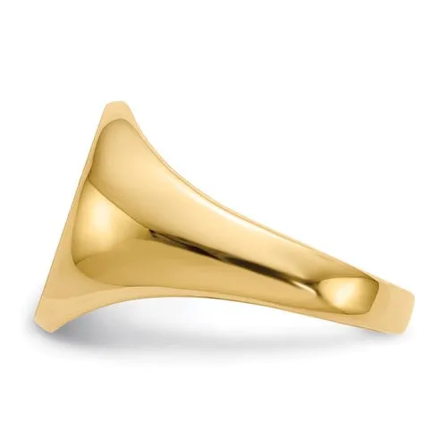 14k Yellow Gold Signet Ring