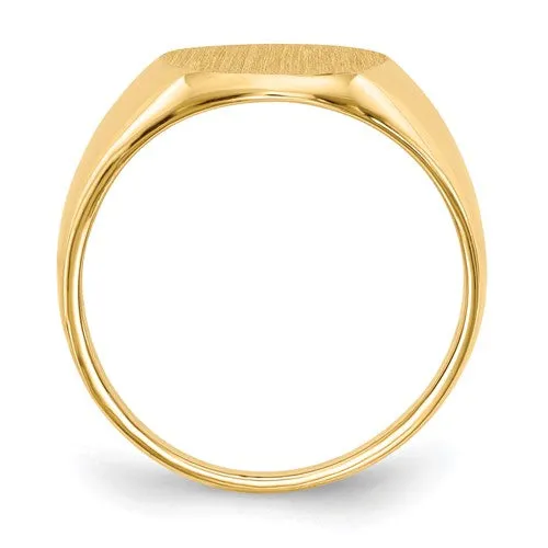 14k Yellow Gold Signet Ring