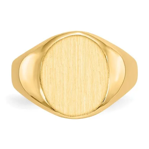 14k Yellow Gold Signet Ring