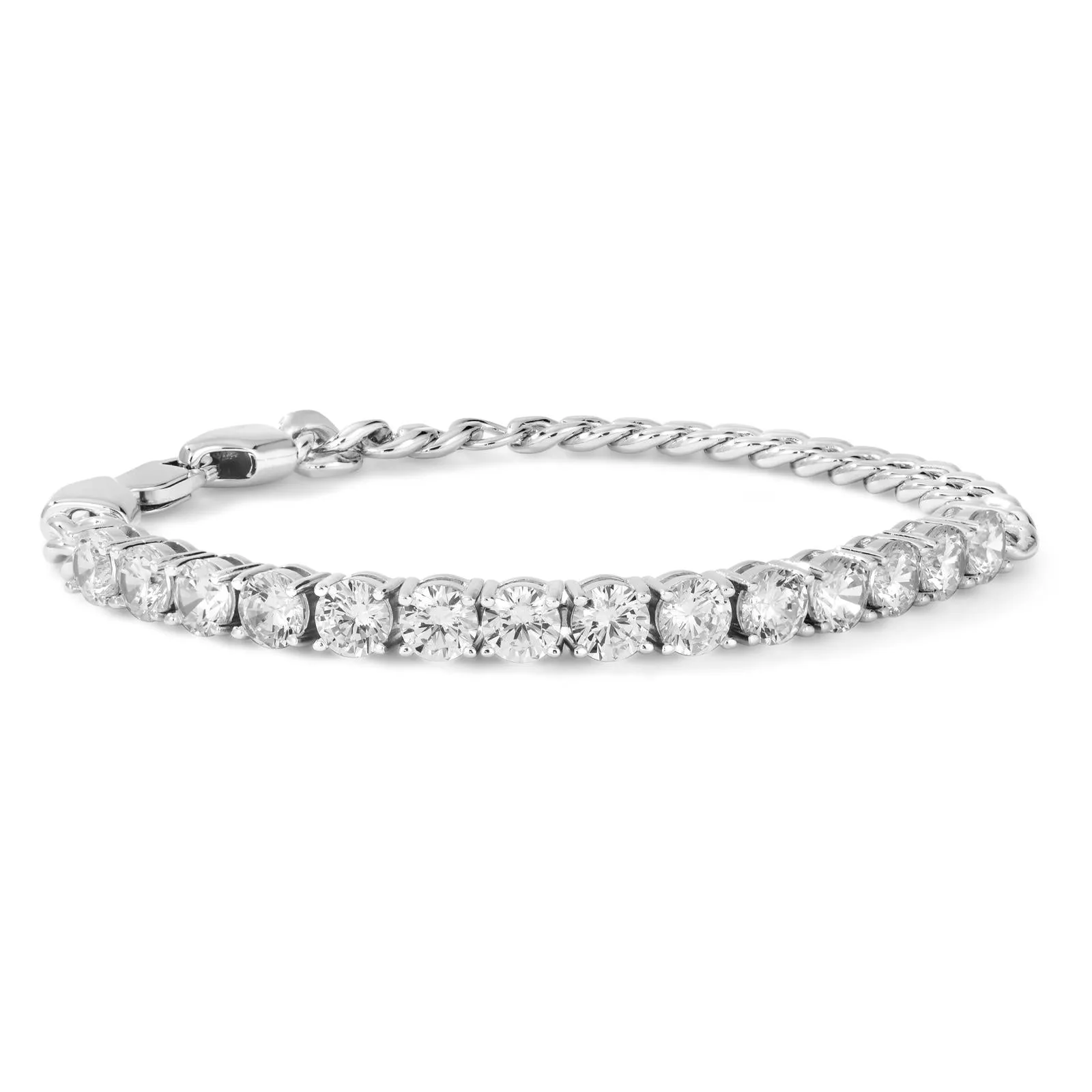 7 Carat Modern Tennis Bracelet