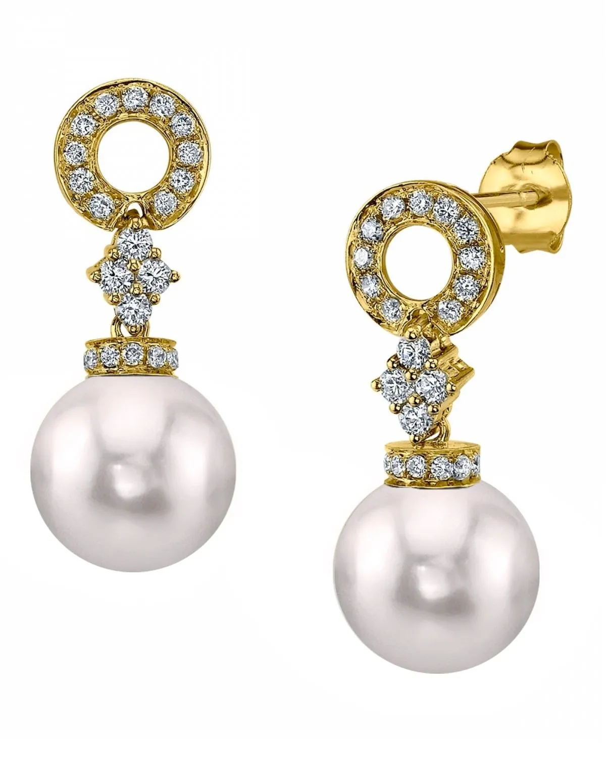 Akoya Pearl & Diamond Royale Earrings