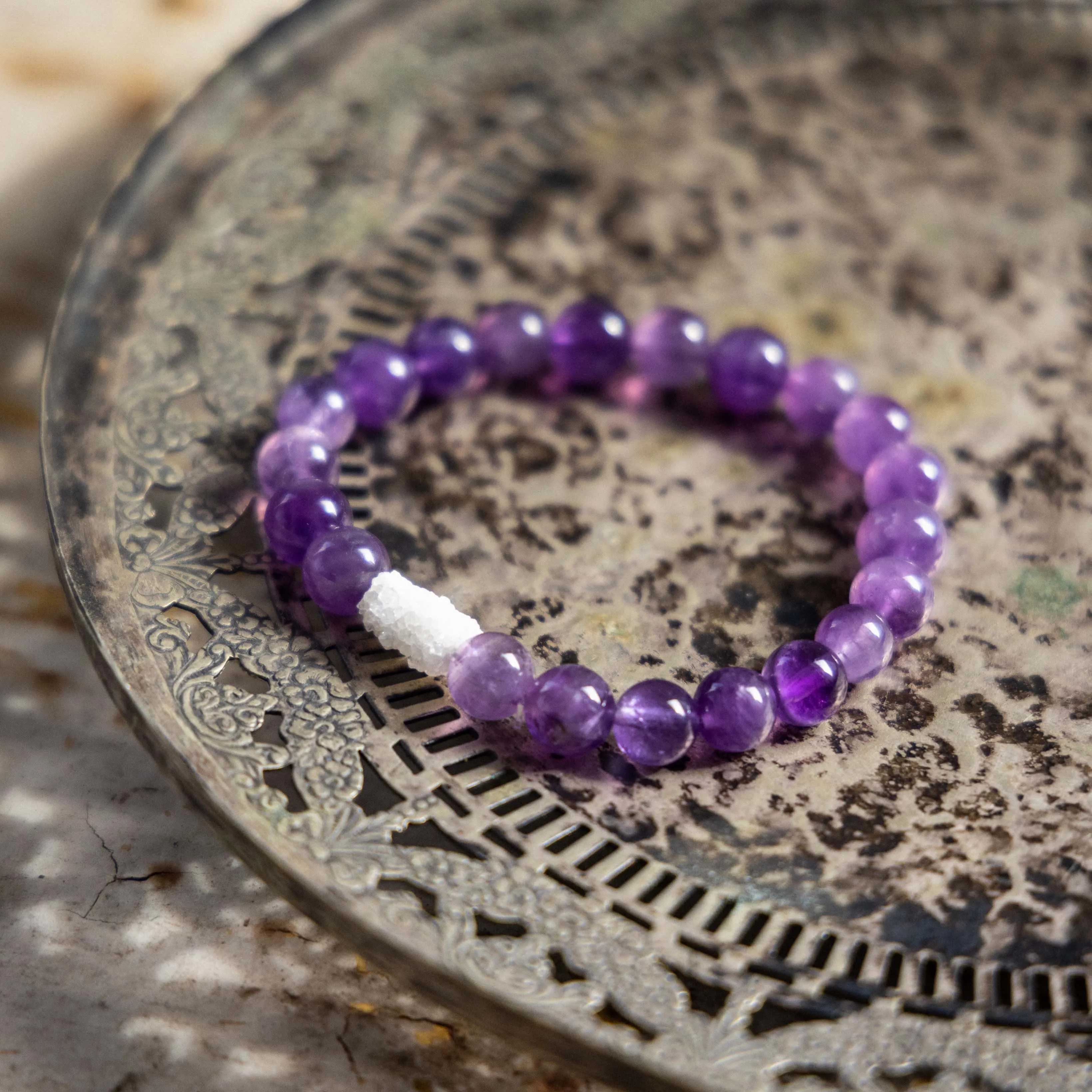 Amethyst Crystal Bracelet