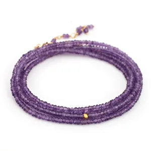 Amethyst Wrap Bracelet/Necklace