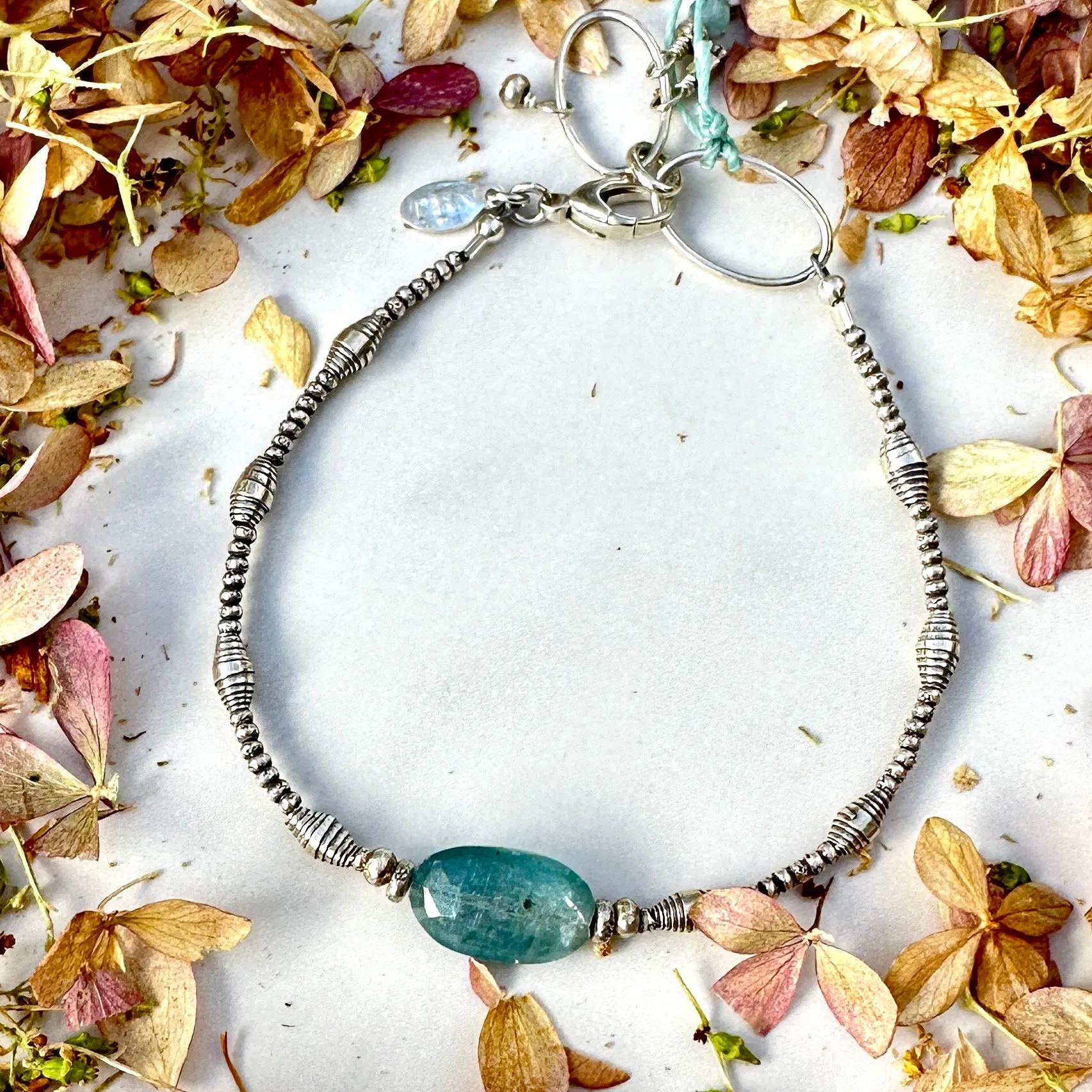 Aqua Kyanite Bracelet