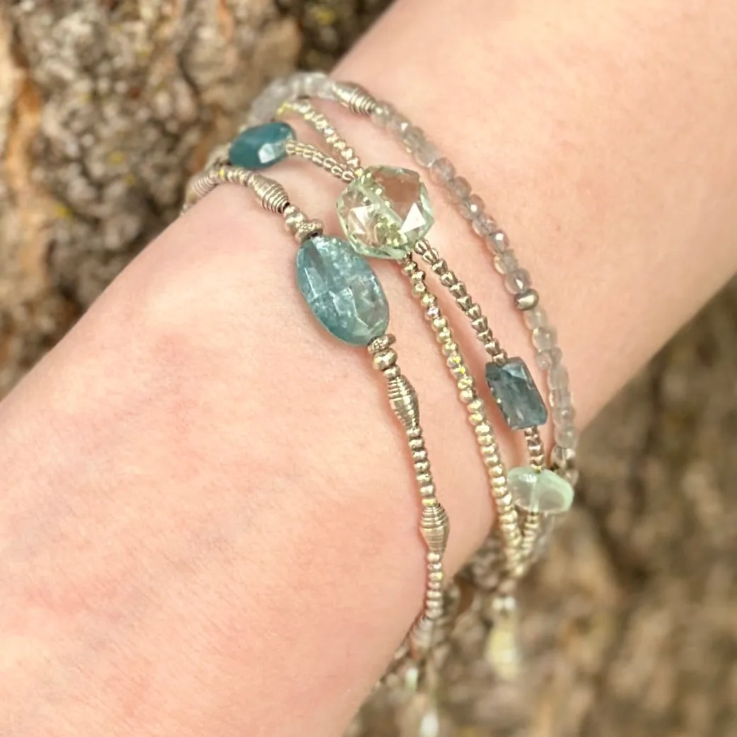 Aqua Kyanite Bracelet