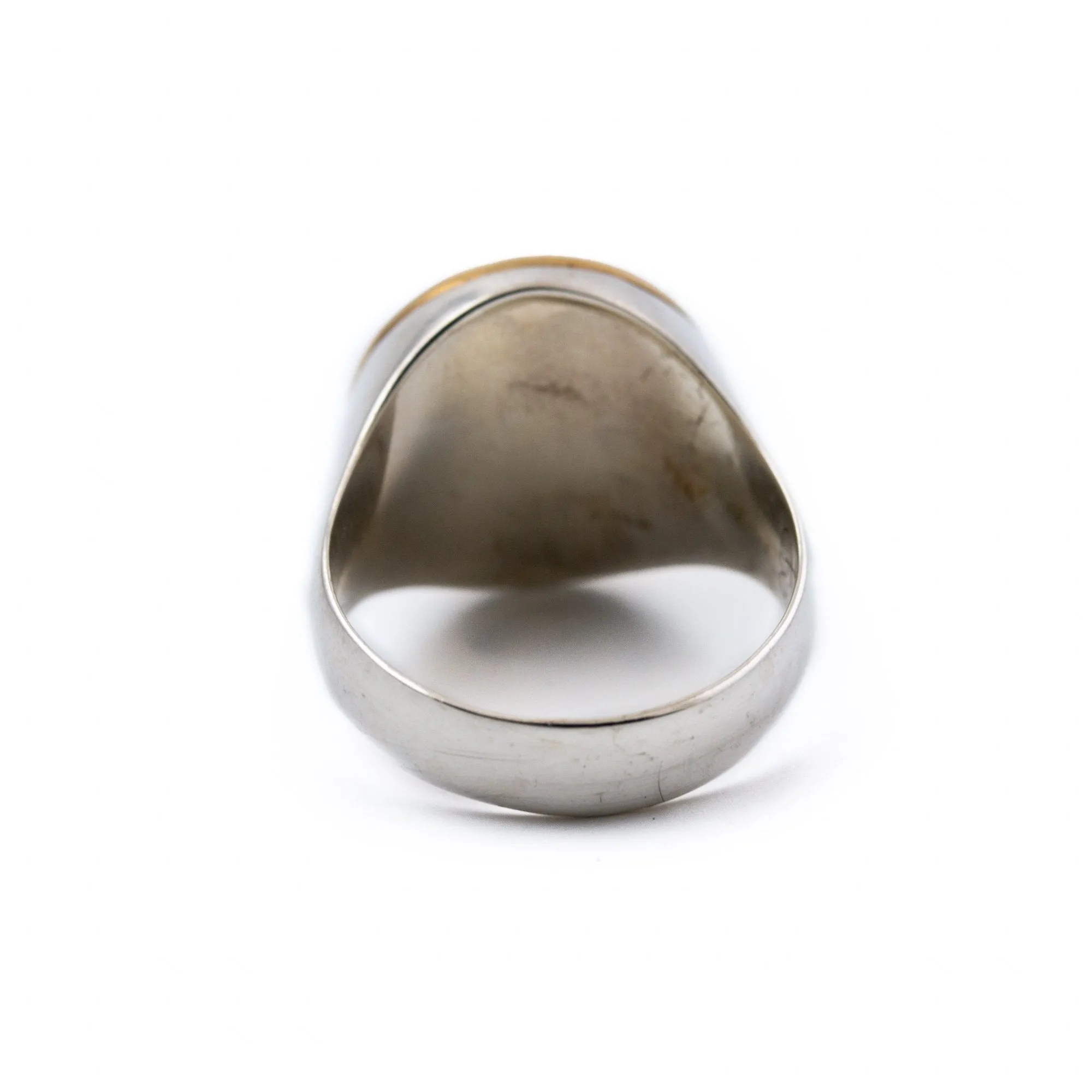 Brass & Silver "Phoenix" Ring