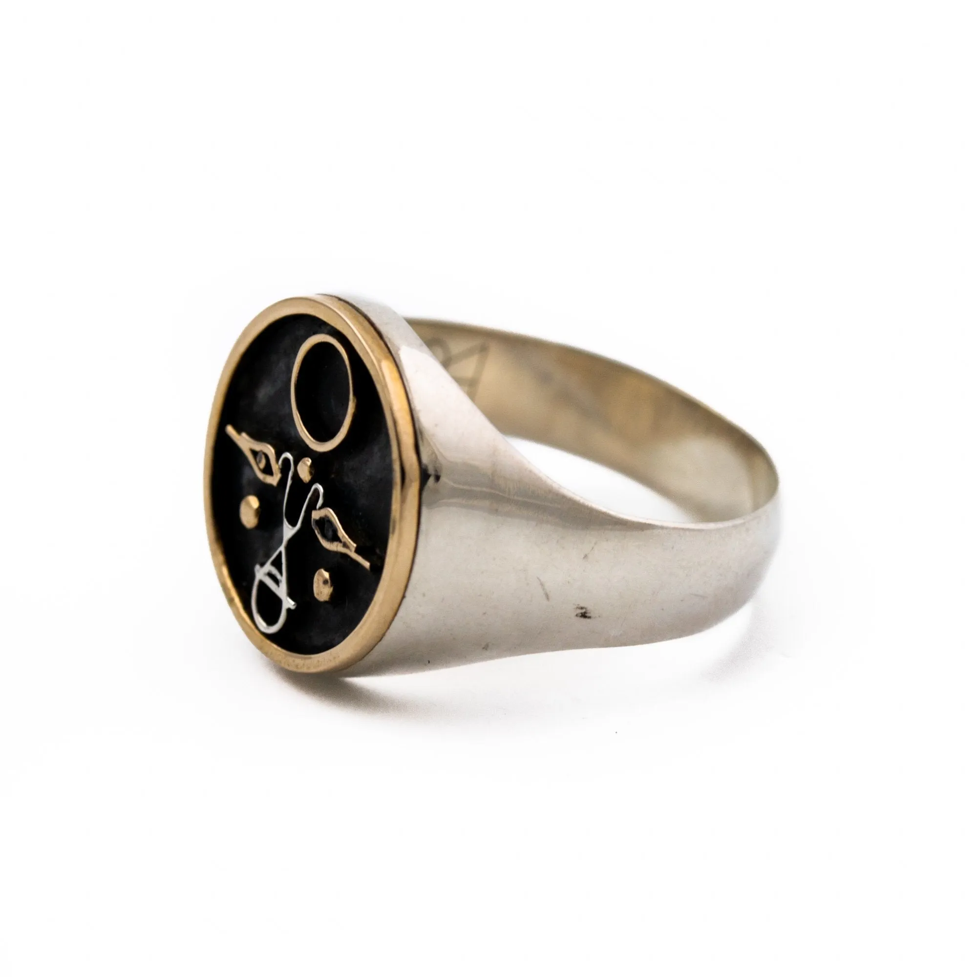 Brass & Silver "Phoenix" Ring