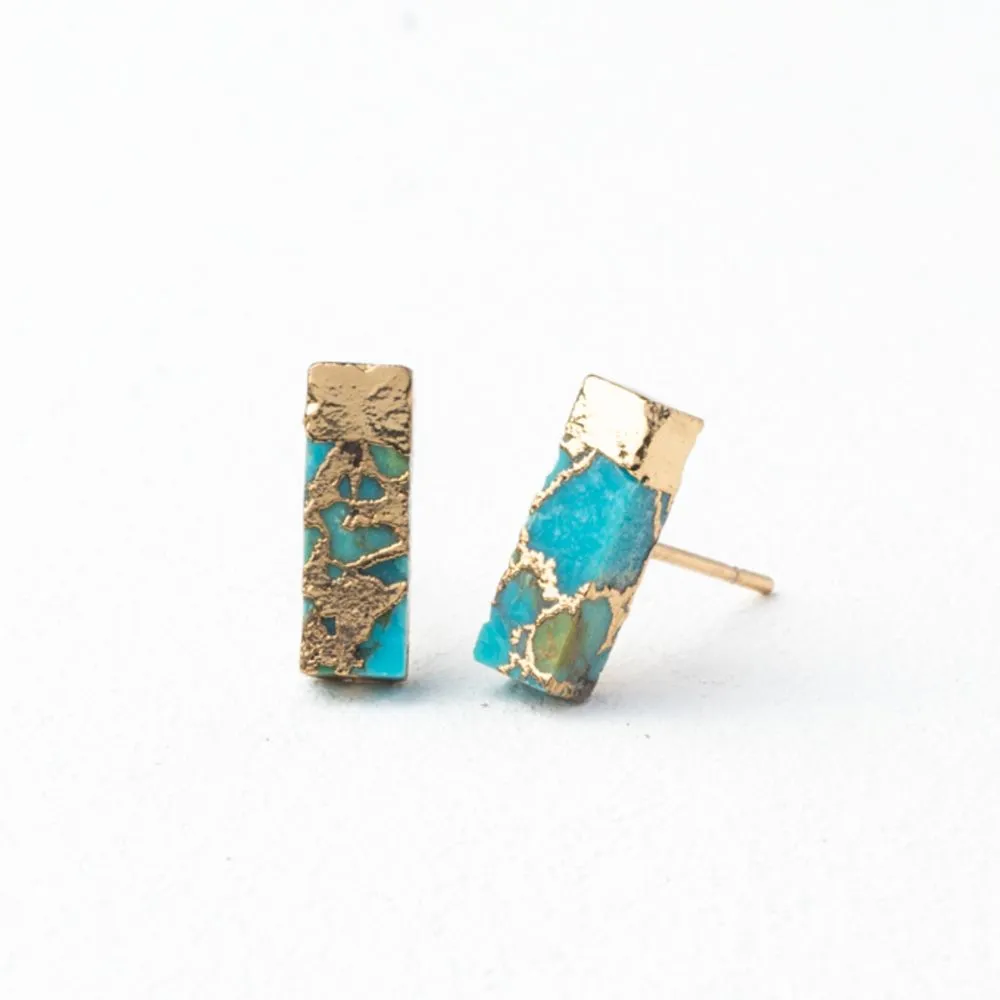 Brayden Turquoise Stud Earrings