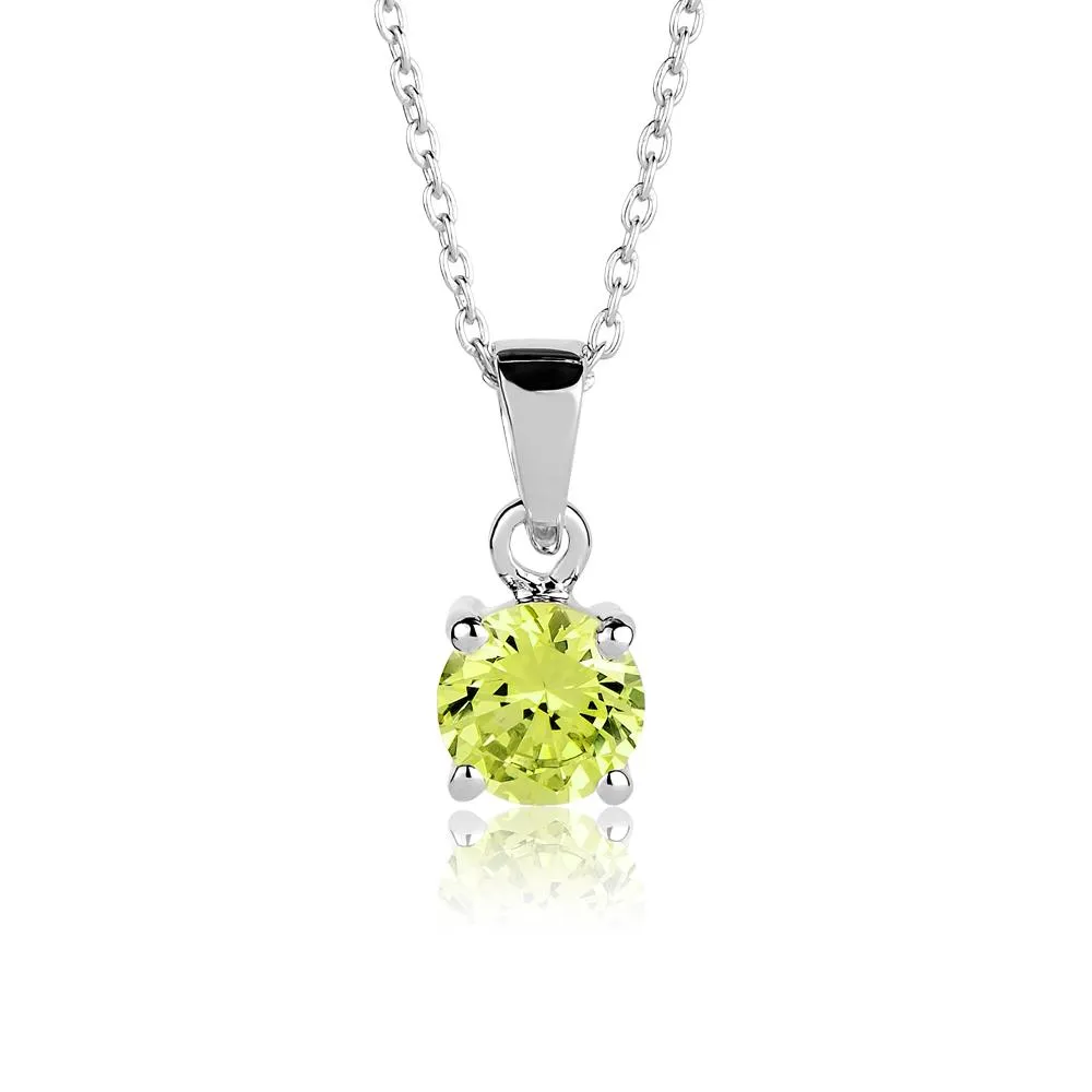 Brilliant Birthstones Pendant August