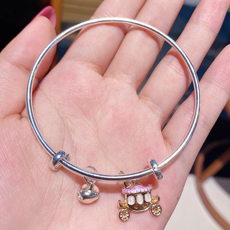 Cartoon Bracelet Small Bracelet Couple Girlfriends Three-Person Bracelet with Small Gift Student Jewelry