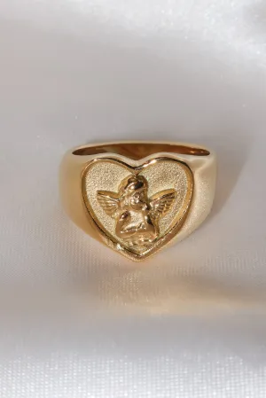 Cherub Signet Ring