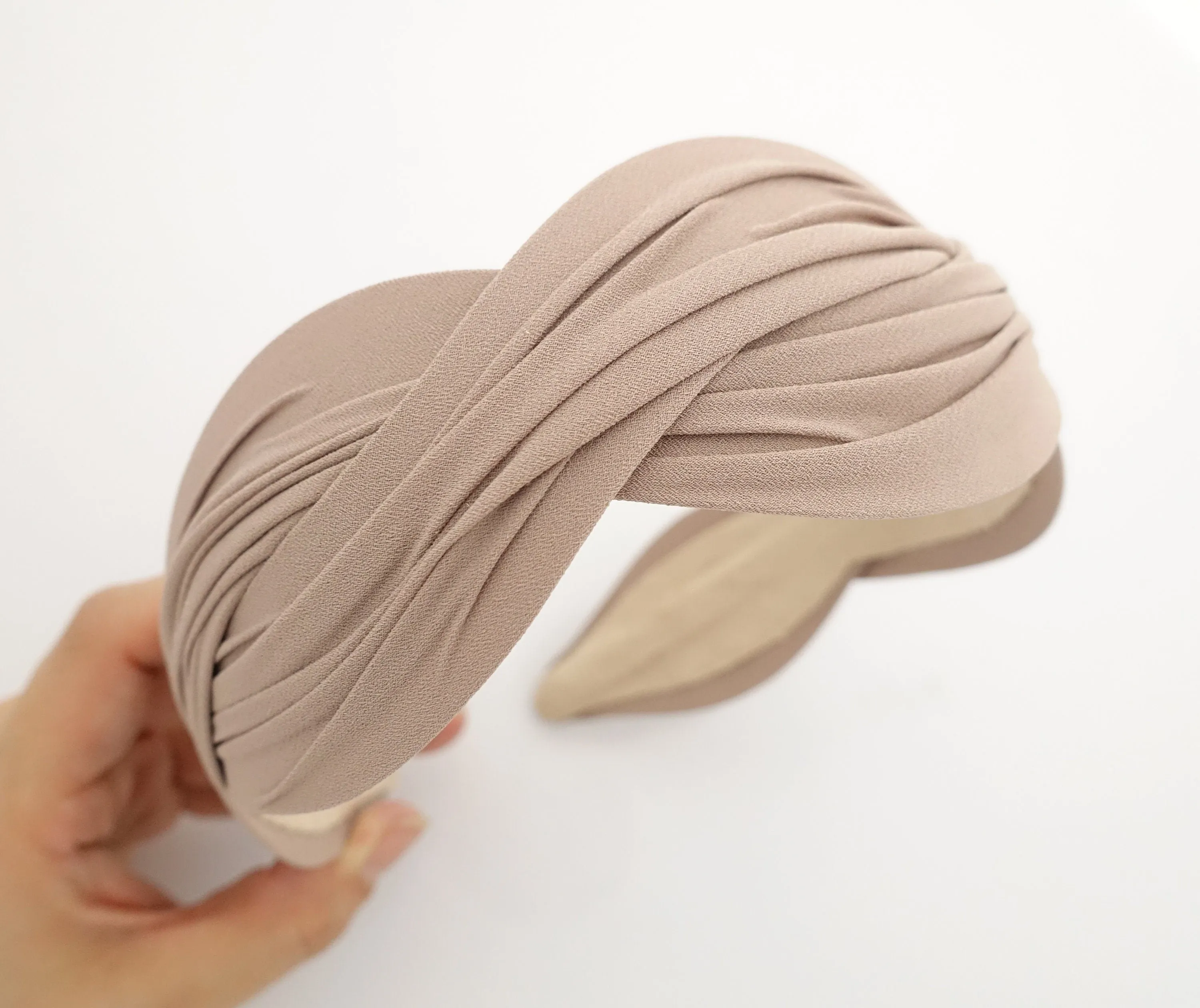 chiffon wave headband stylish woman hairband