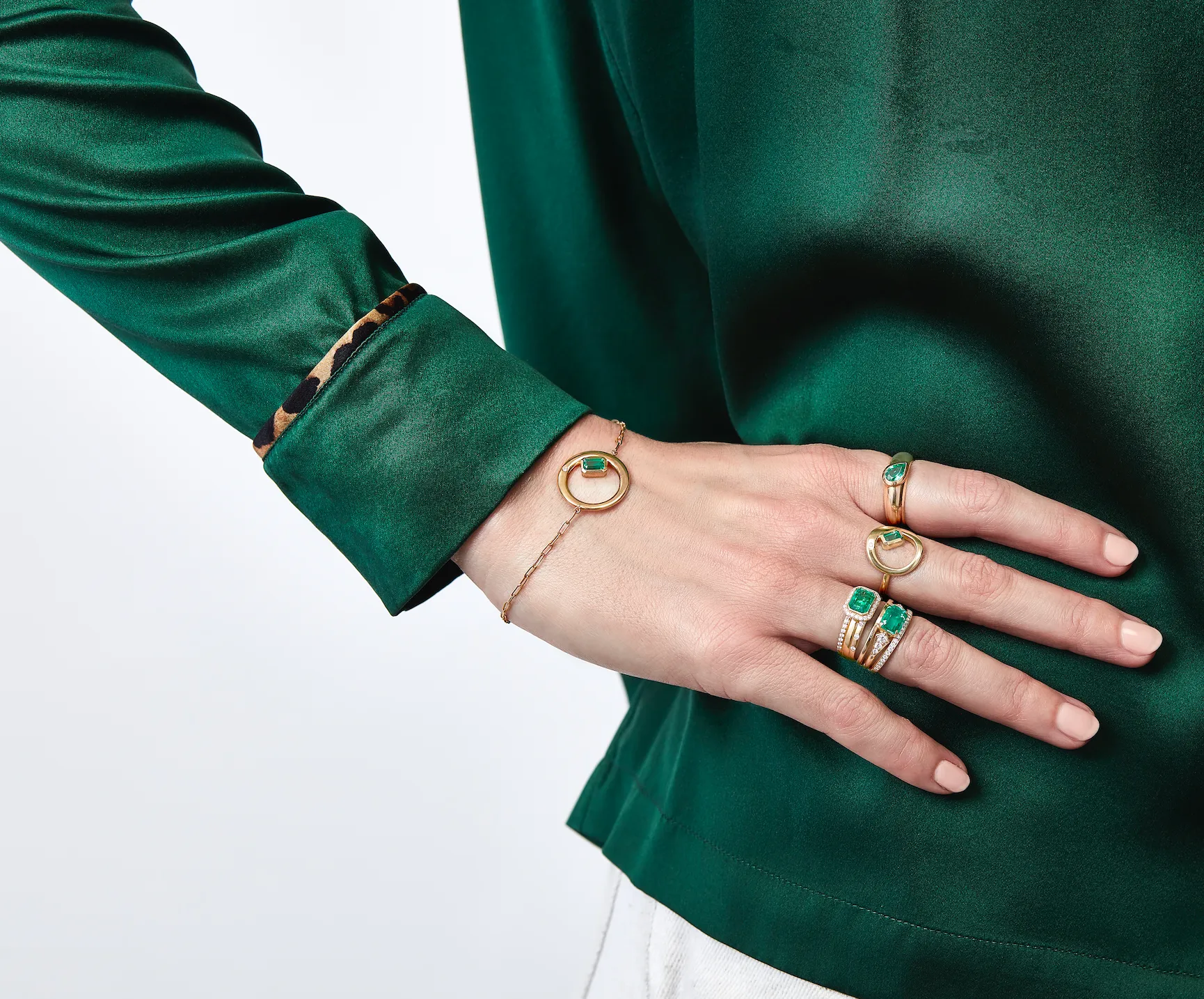 Chloe Emerald Bracelet