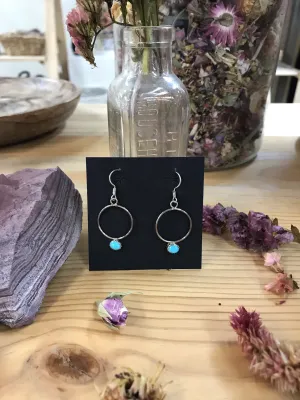 Circle Drop Earrings