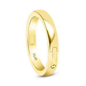 Classic Polished Gold Toe Ring