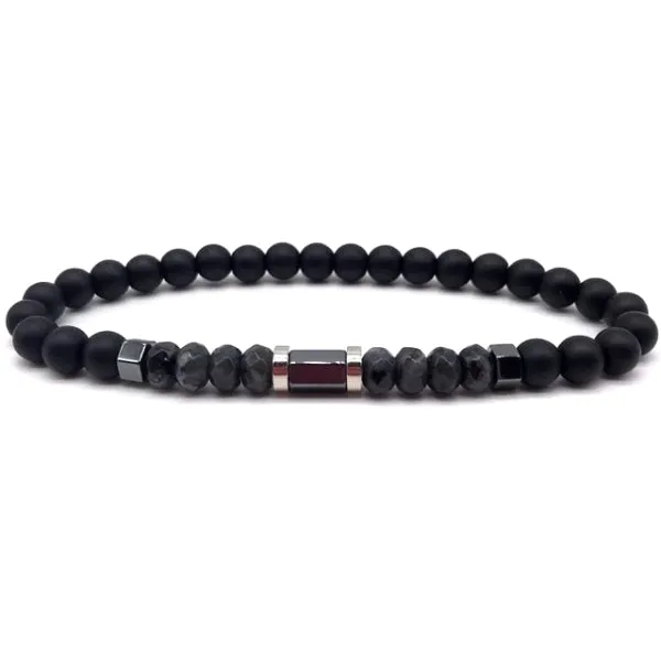 Classy Men Slim Elegant Beaded Bracelet - 5 Styles