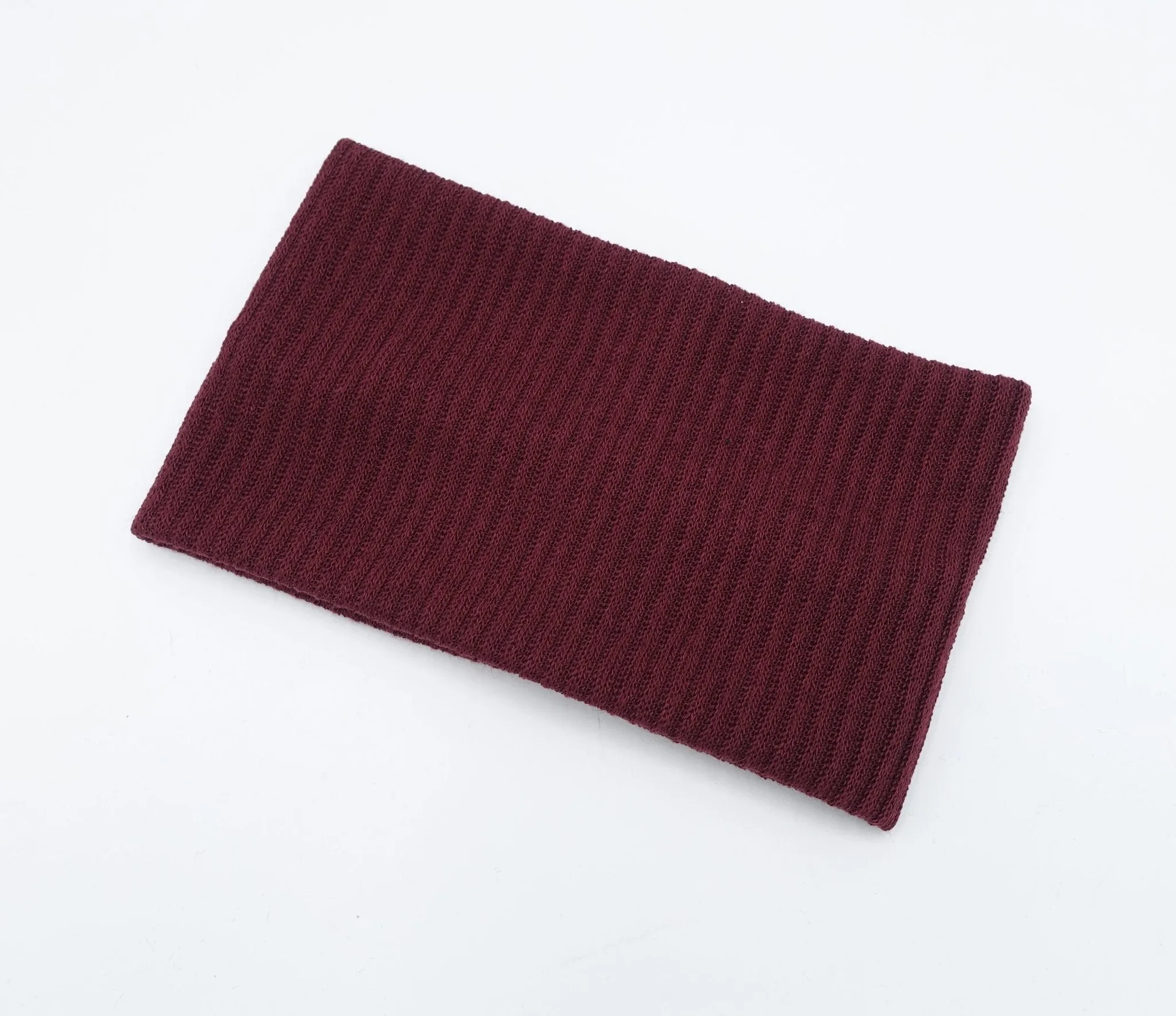 corrugated knit headwrap multi-functional headband Winter neck warmer