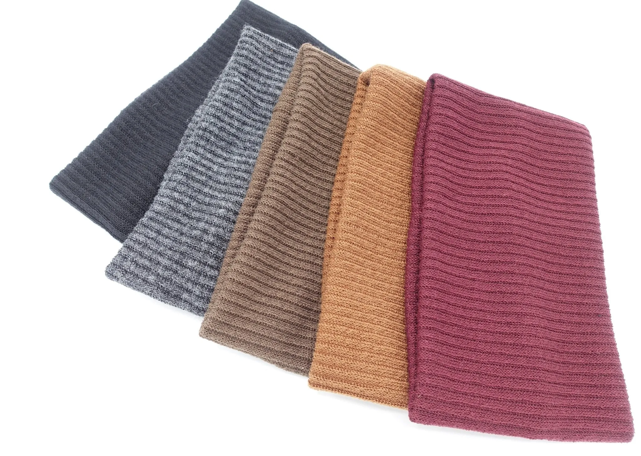 corrugated knit headwrap multi-functional headband Winter neck warmer