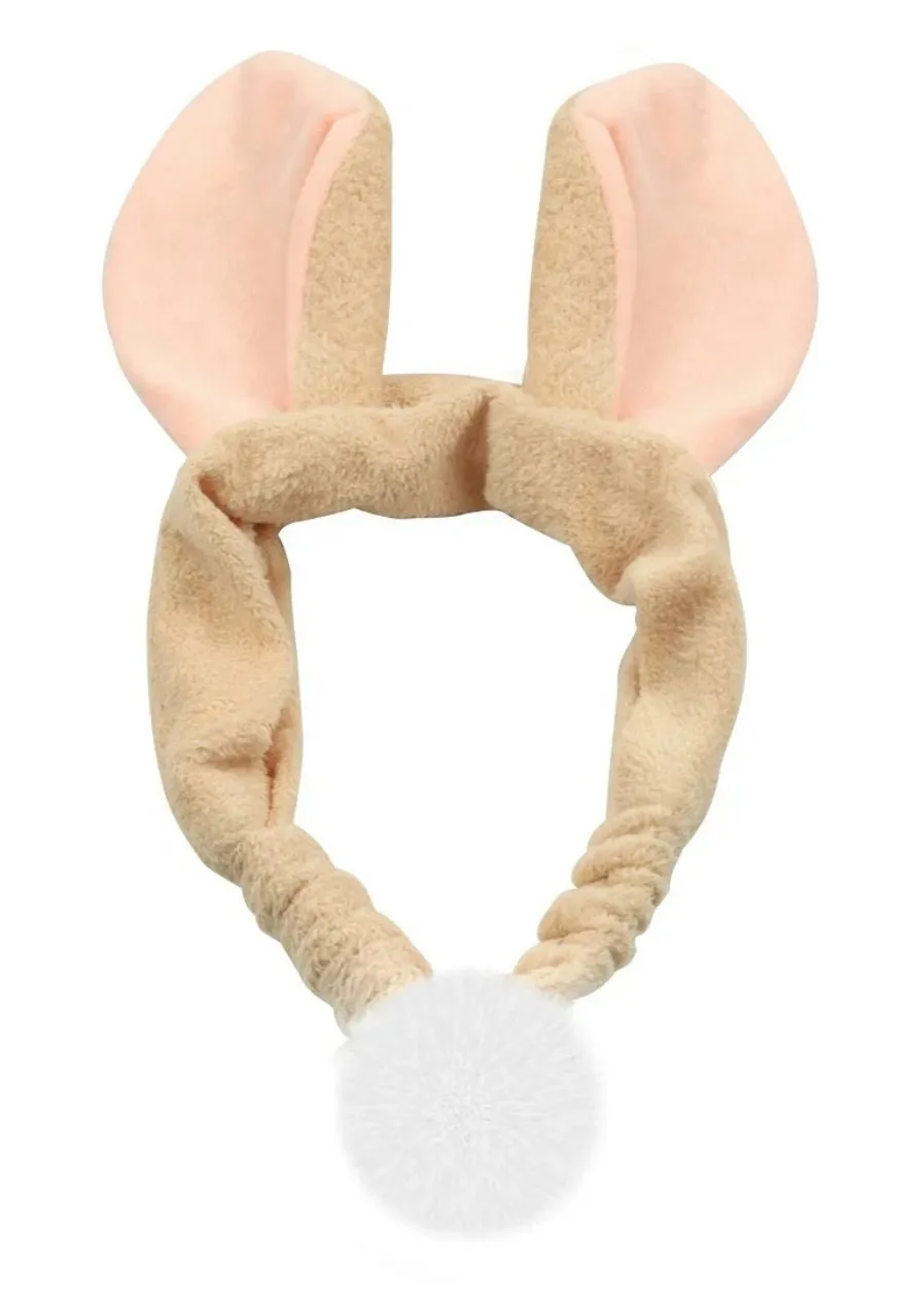 Cute Bunny Ears Headband Rabbit Face Wash Headbands Makeup Hair Band Cute Head Band