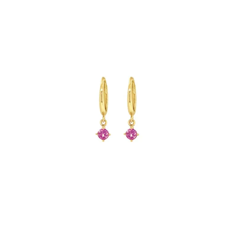 Dangling Birthstone Earrings