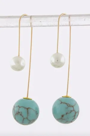 Double-Sided Dangle Earrings