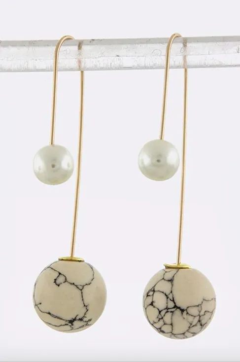 Double-Sided Dangle Earrings