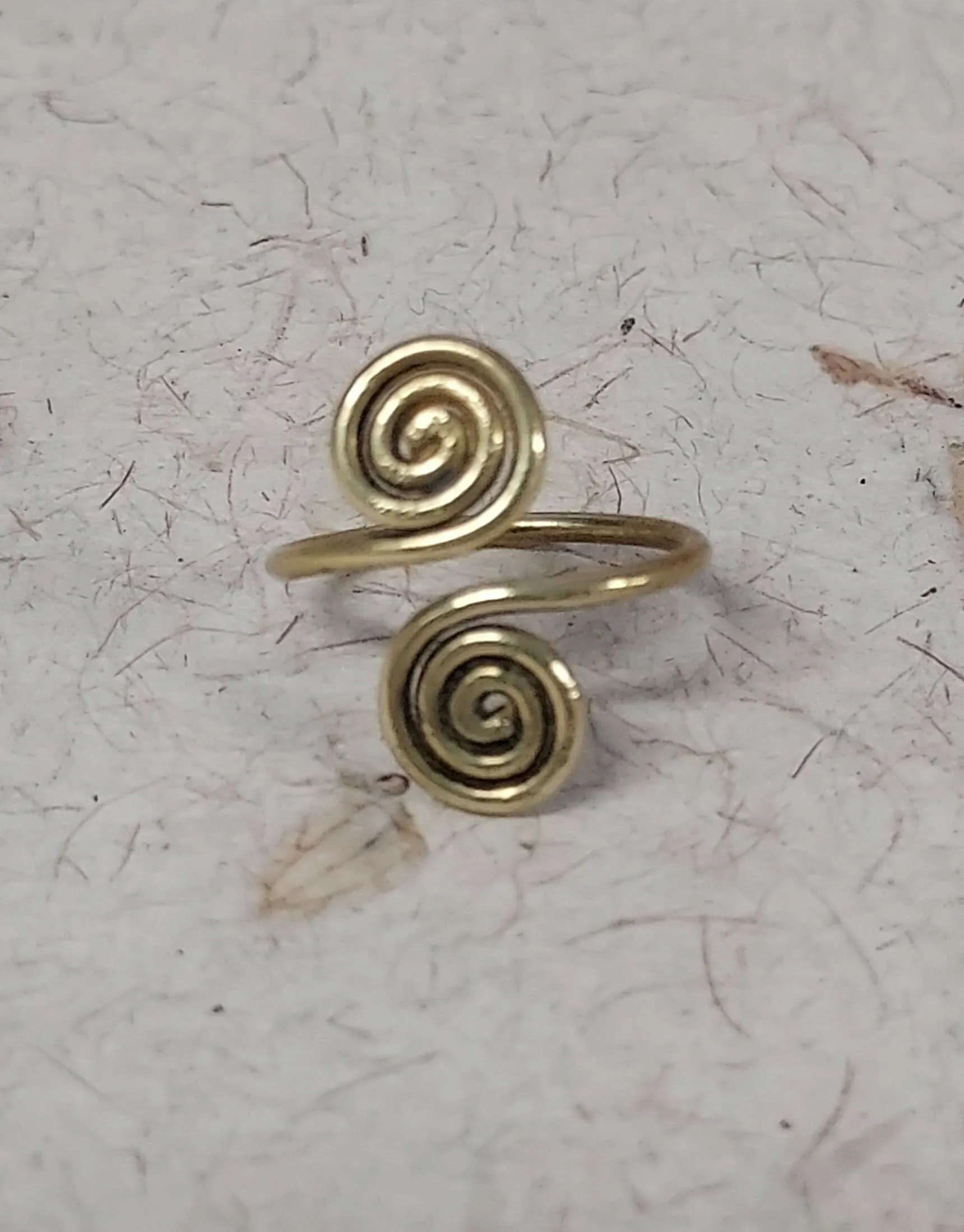 Double Spiral Toe Ring - Wholesale