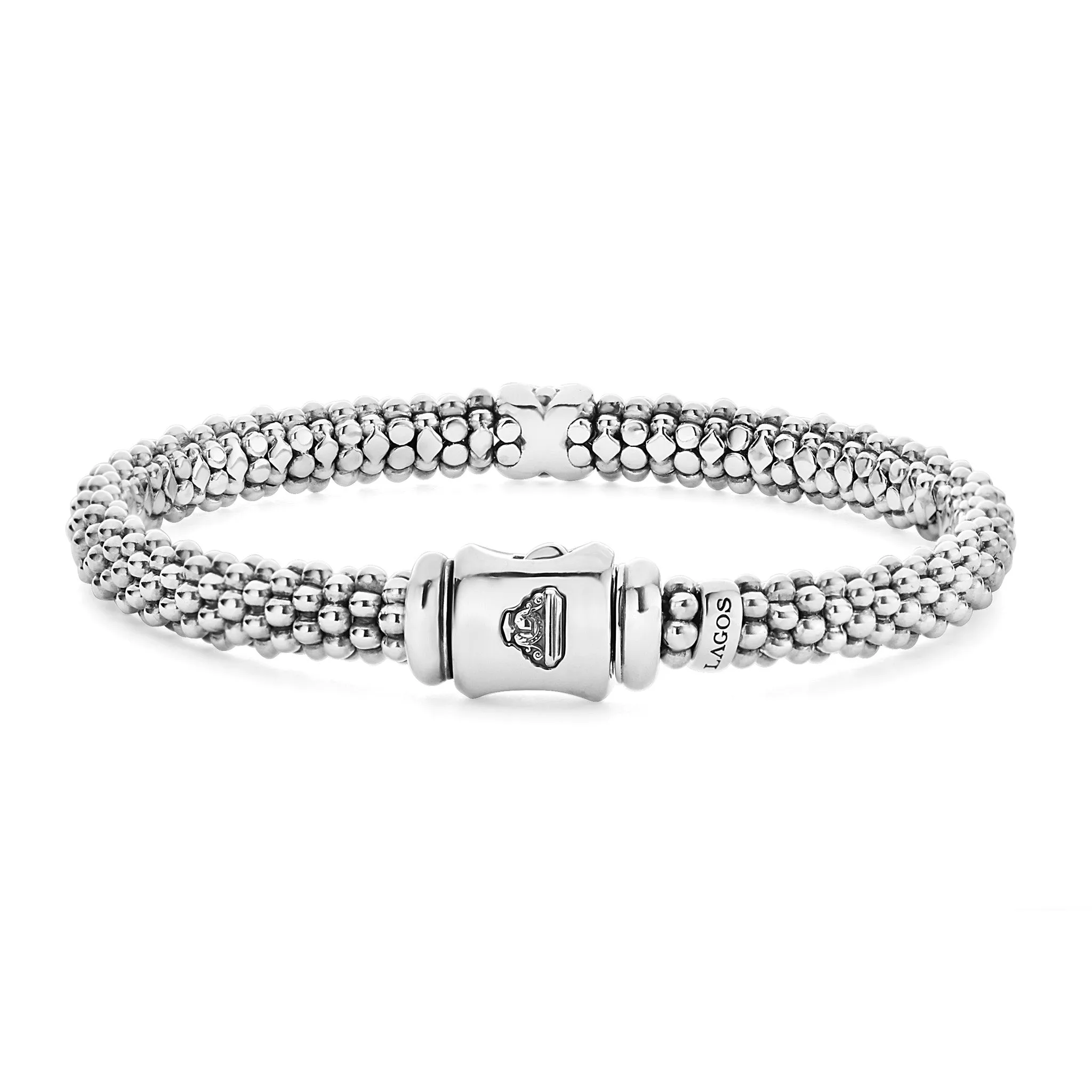 Embrace Single Station X Two-Tone Diamond Bracelet | 6mm