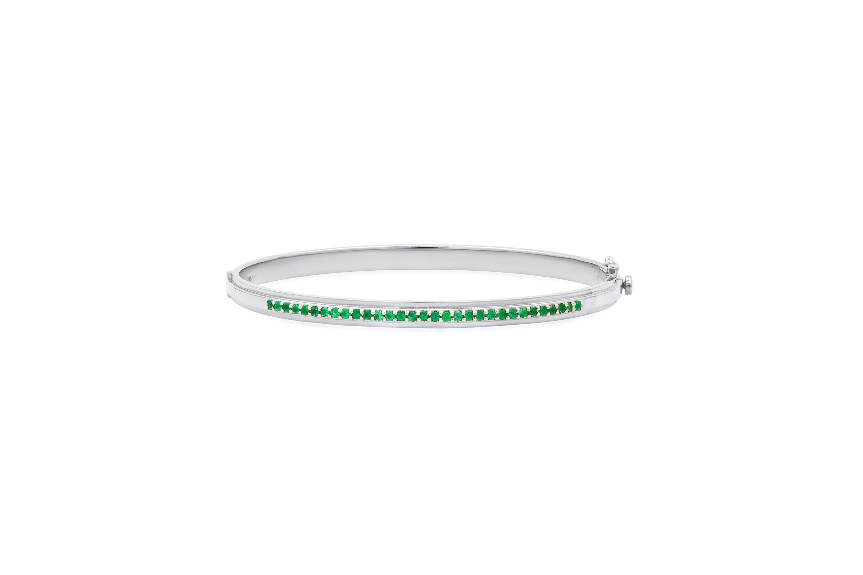 Emerald Bangle Bracelet