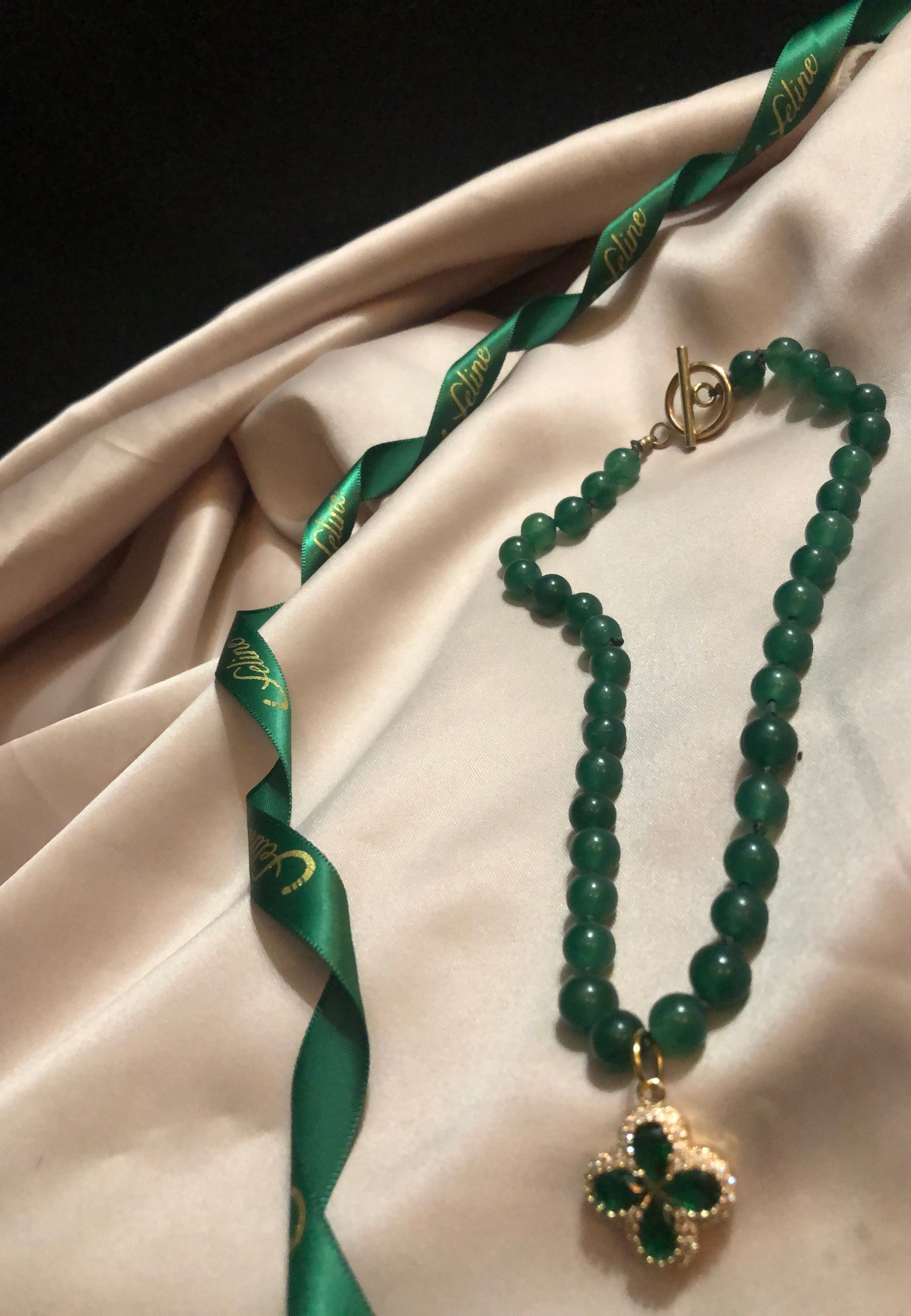 Enya Lucky Jade Necklace