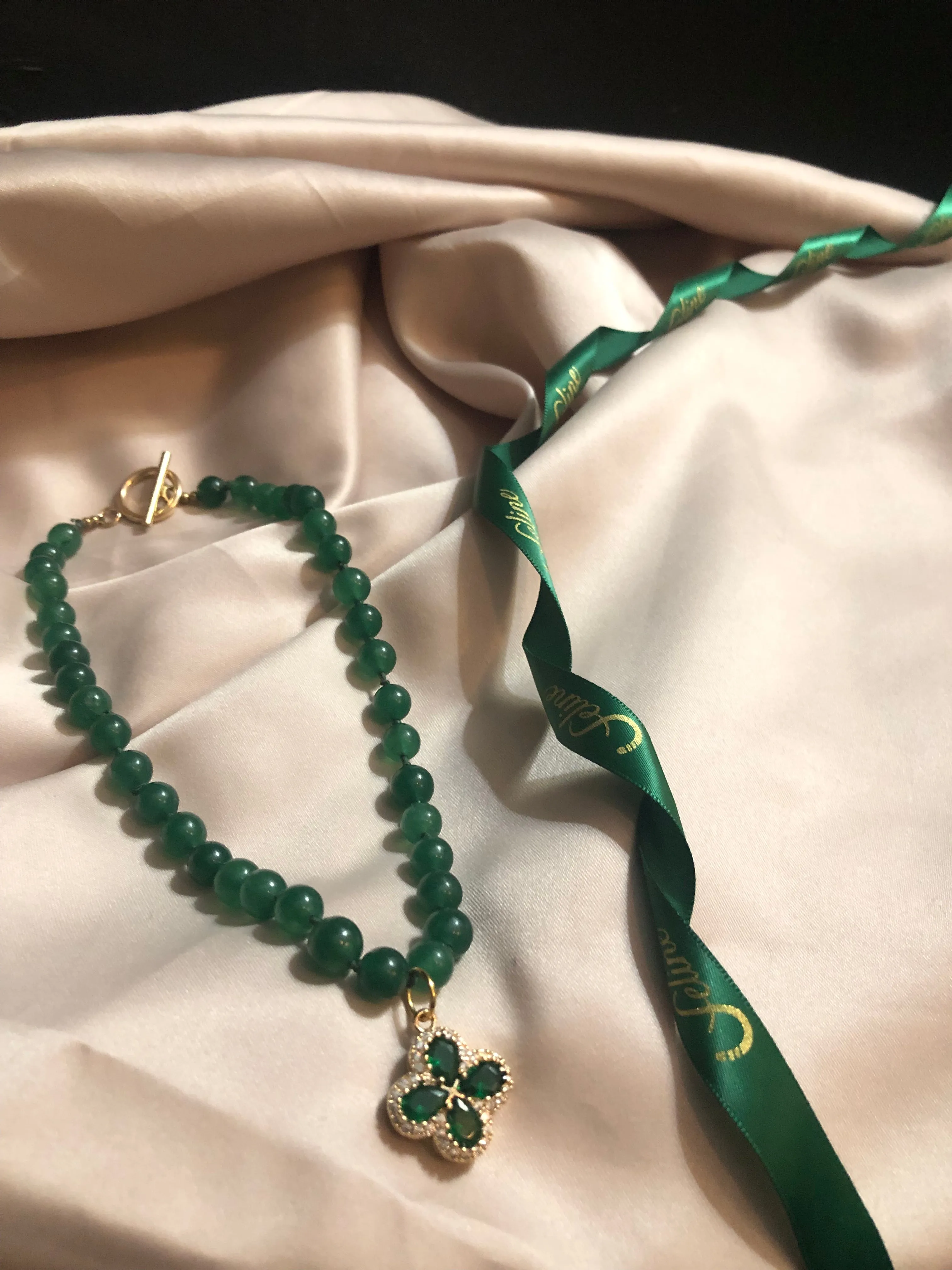 Enya Lucky Jade Necklace