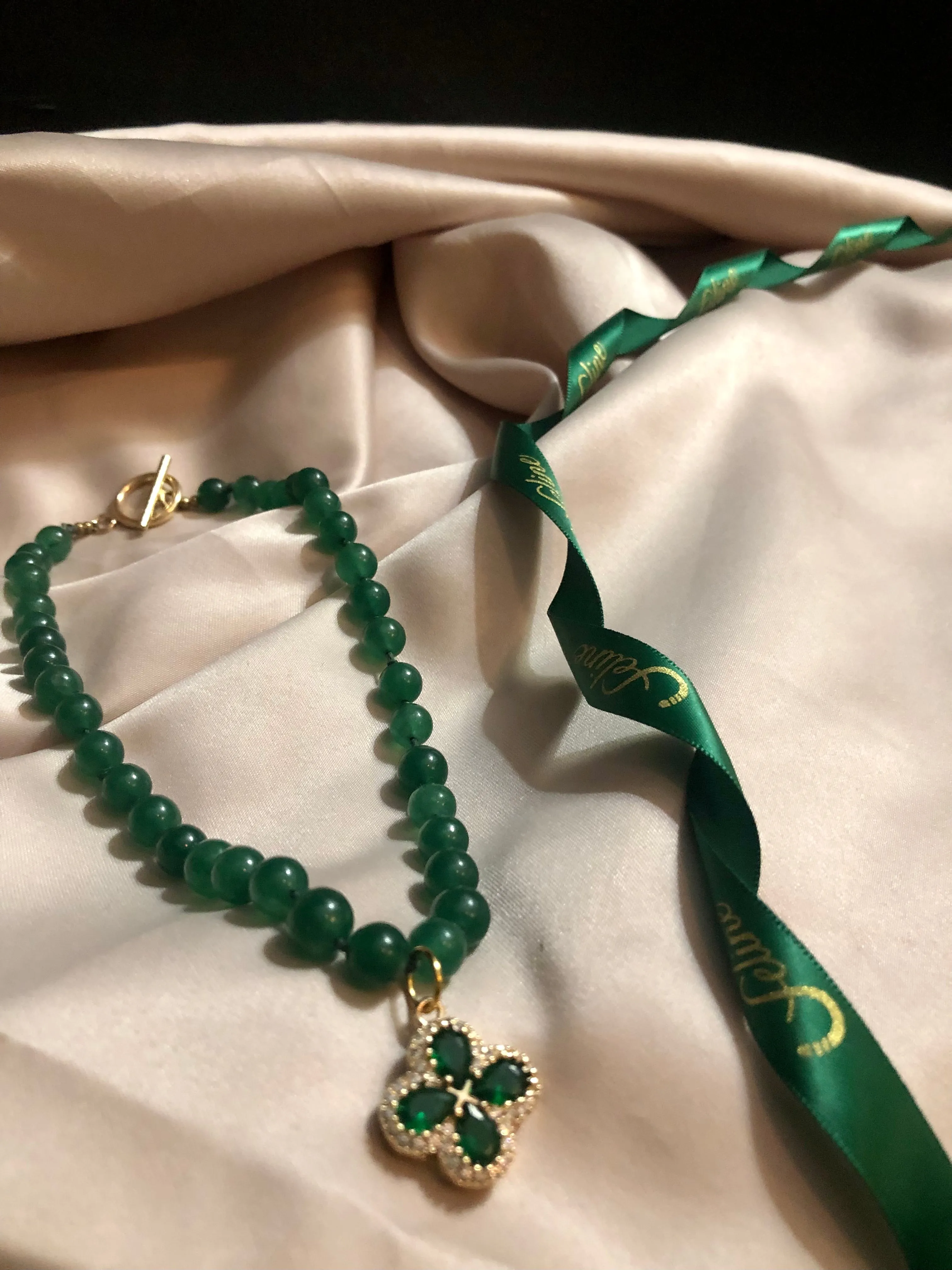 Enya Lucky Jade Necklace