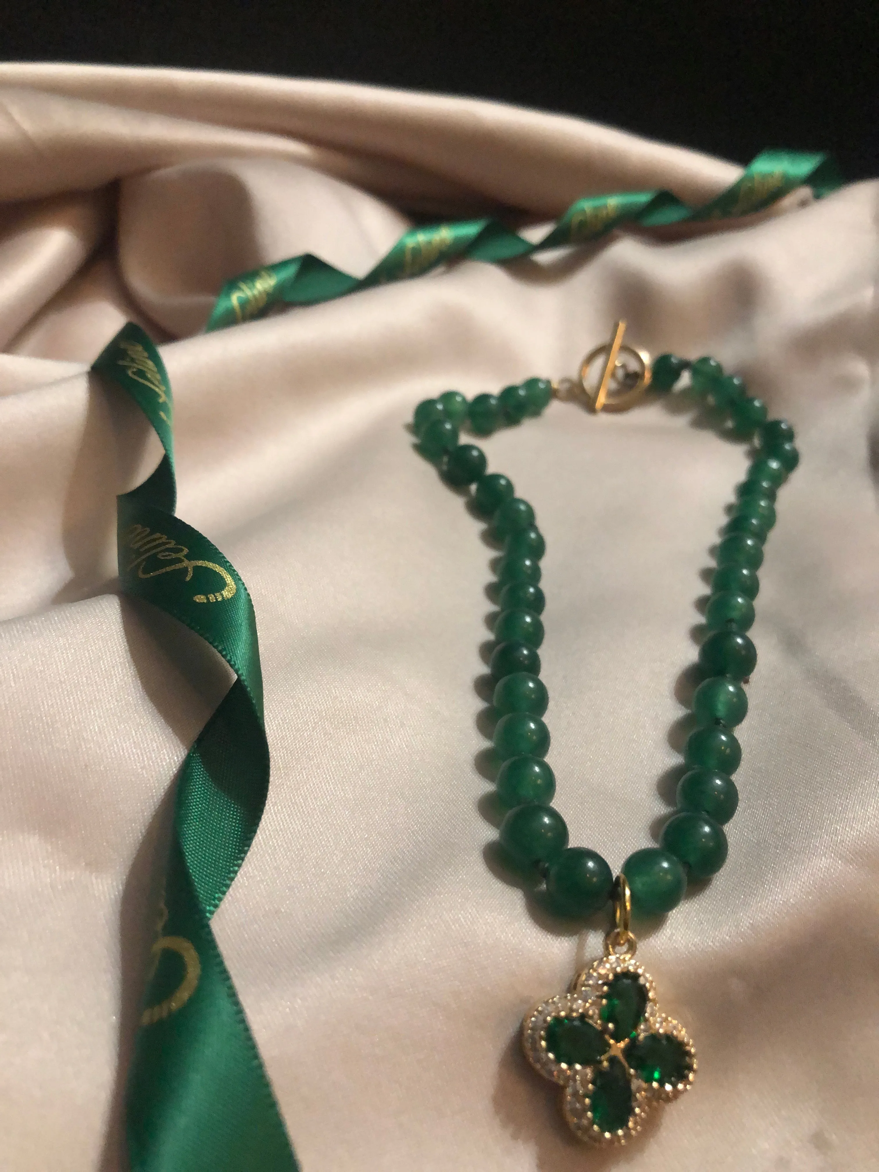 Enya Lucky Jade Necklace