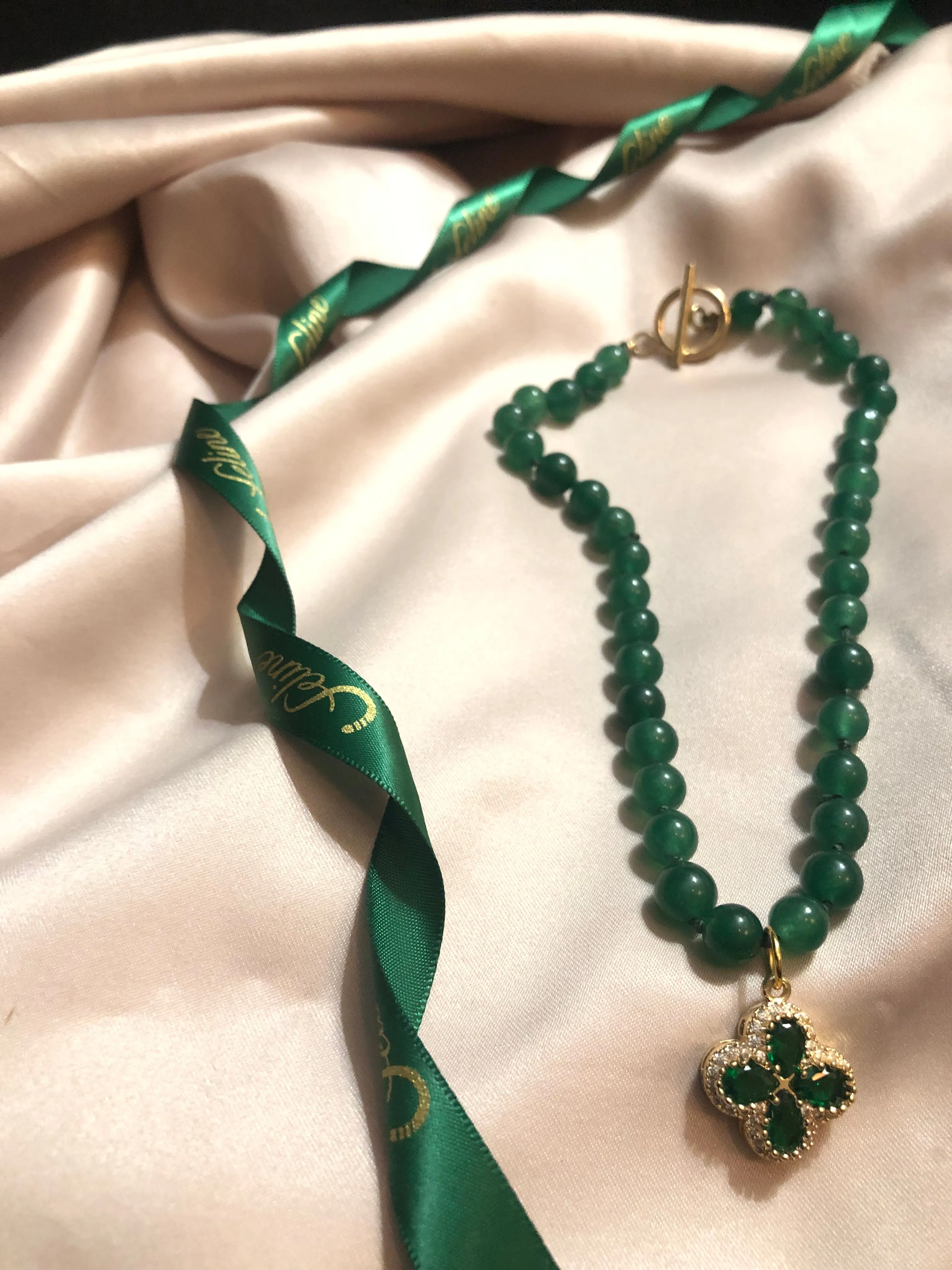 Enya Lucky Jade Necklace