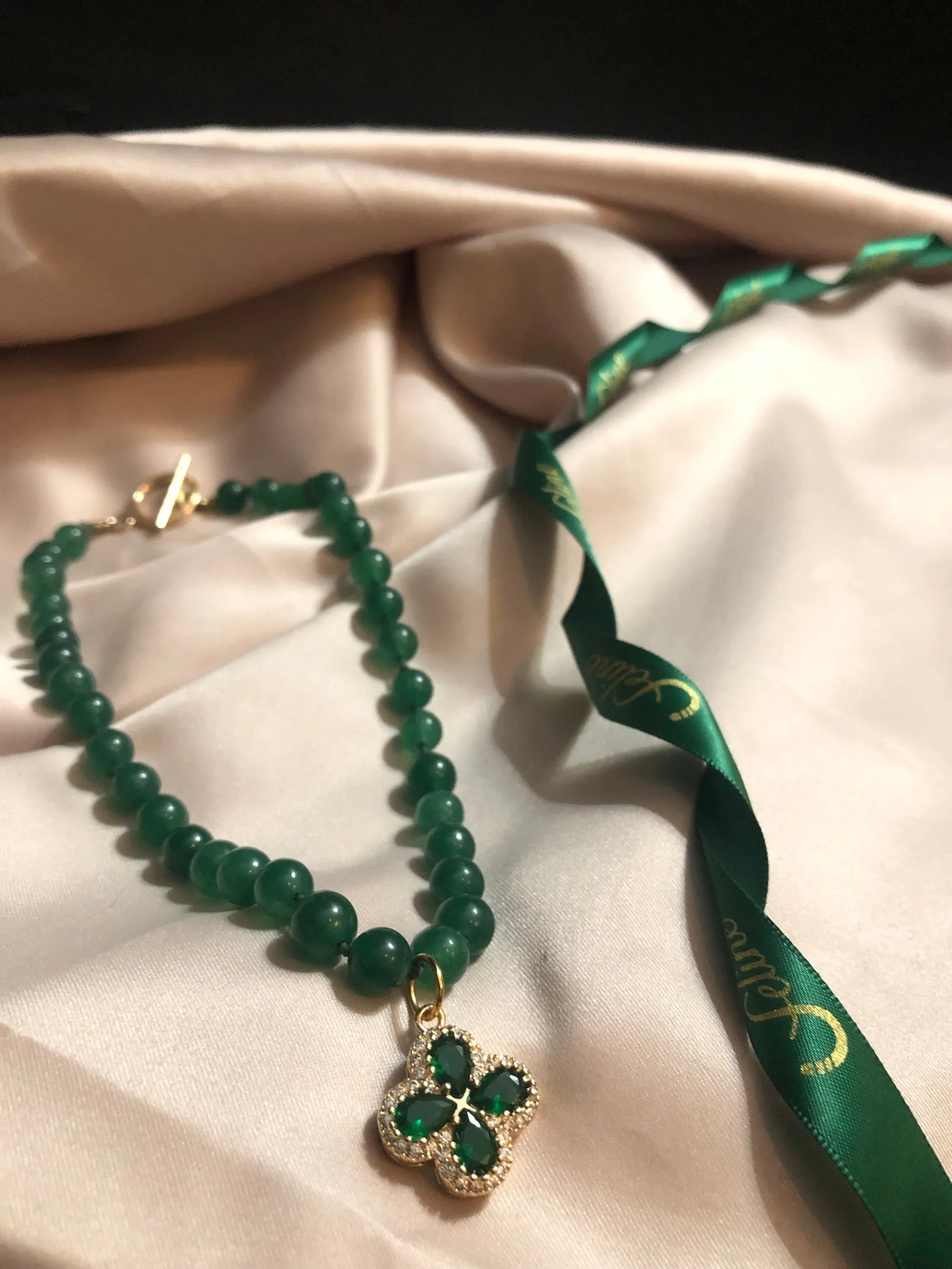 Enya Lucky Jade Necklace