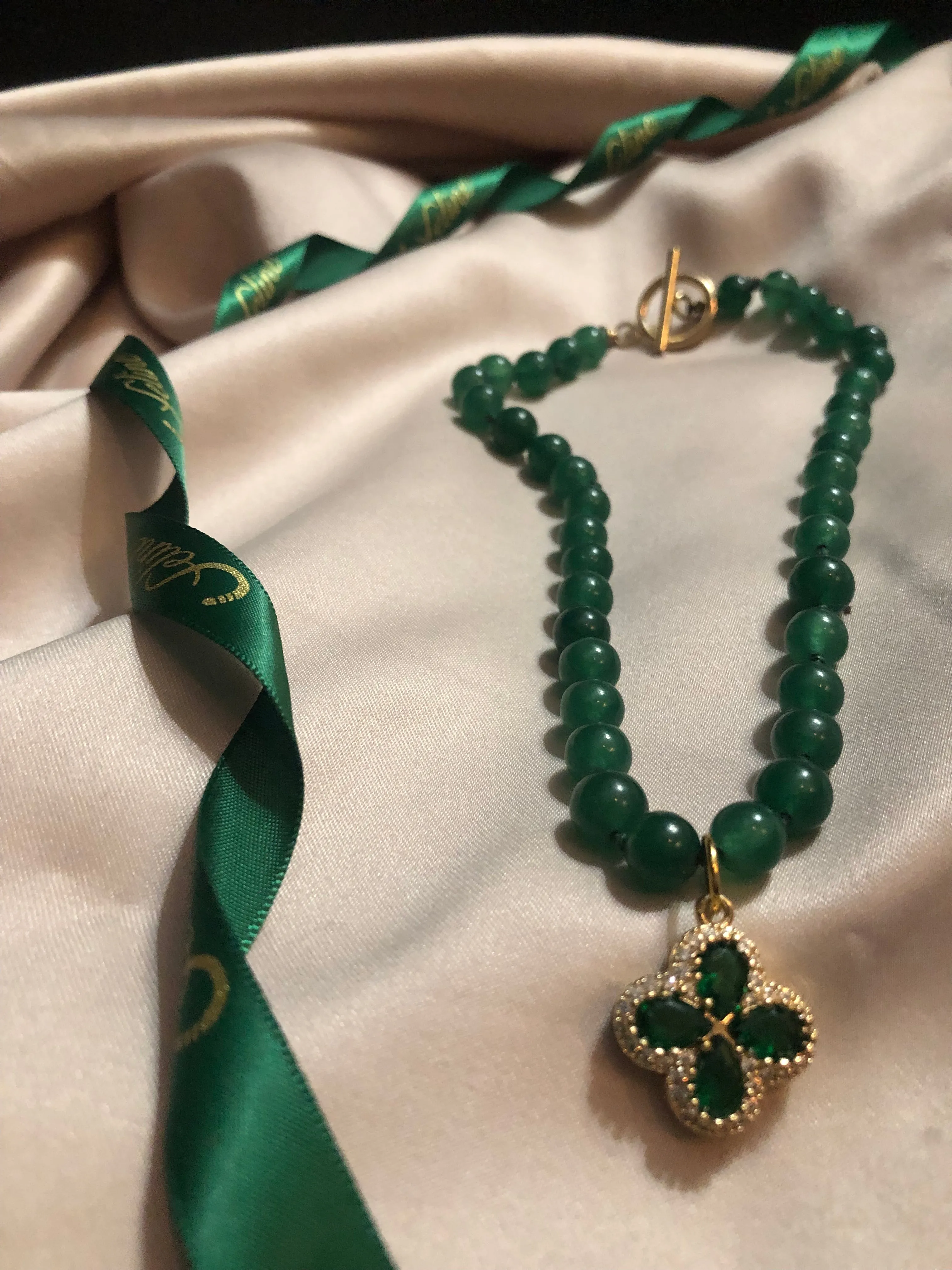 Enya Lucky Jade Necklace