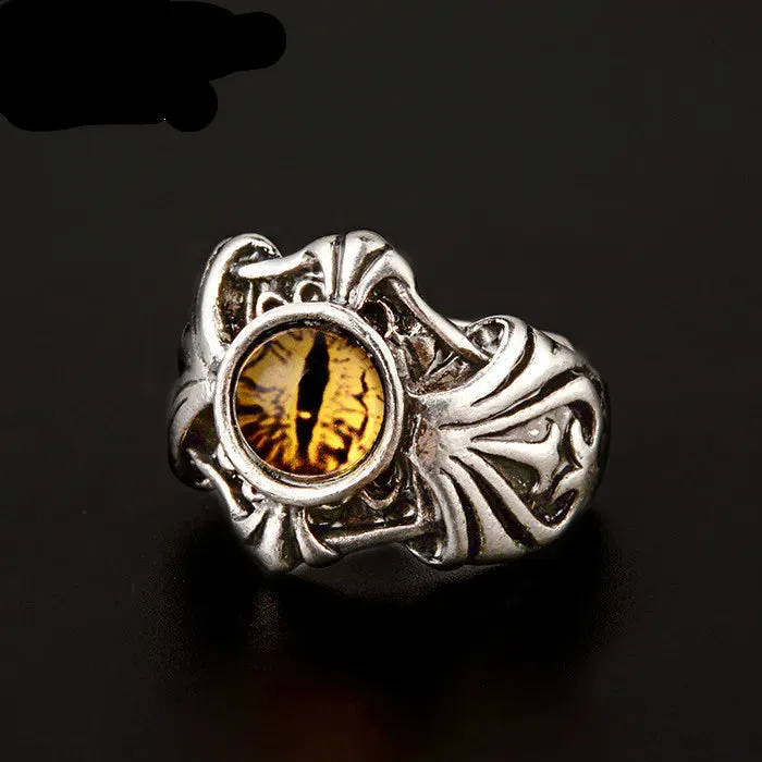 Eye of Horus Open Ring - Retro Pharaoh Totem Adjustable