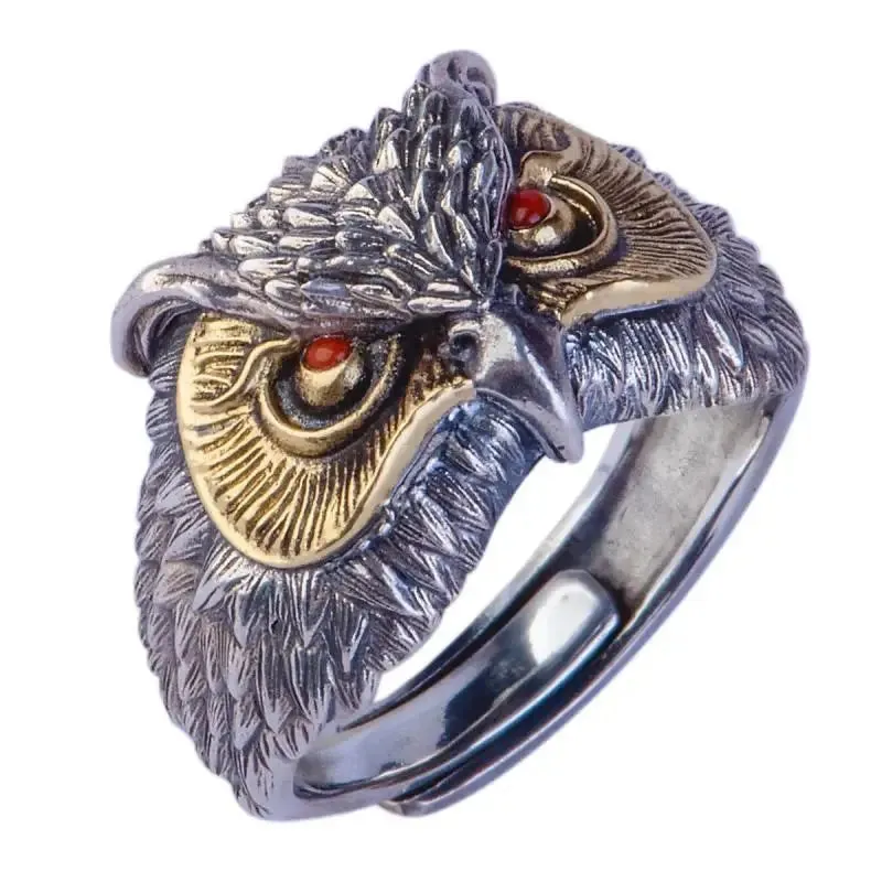 Eye of Horus Open Ring - Retro Pharaoh Totem Adjustable